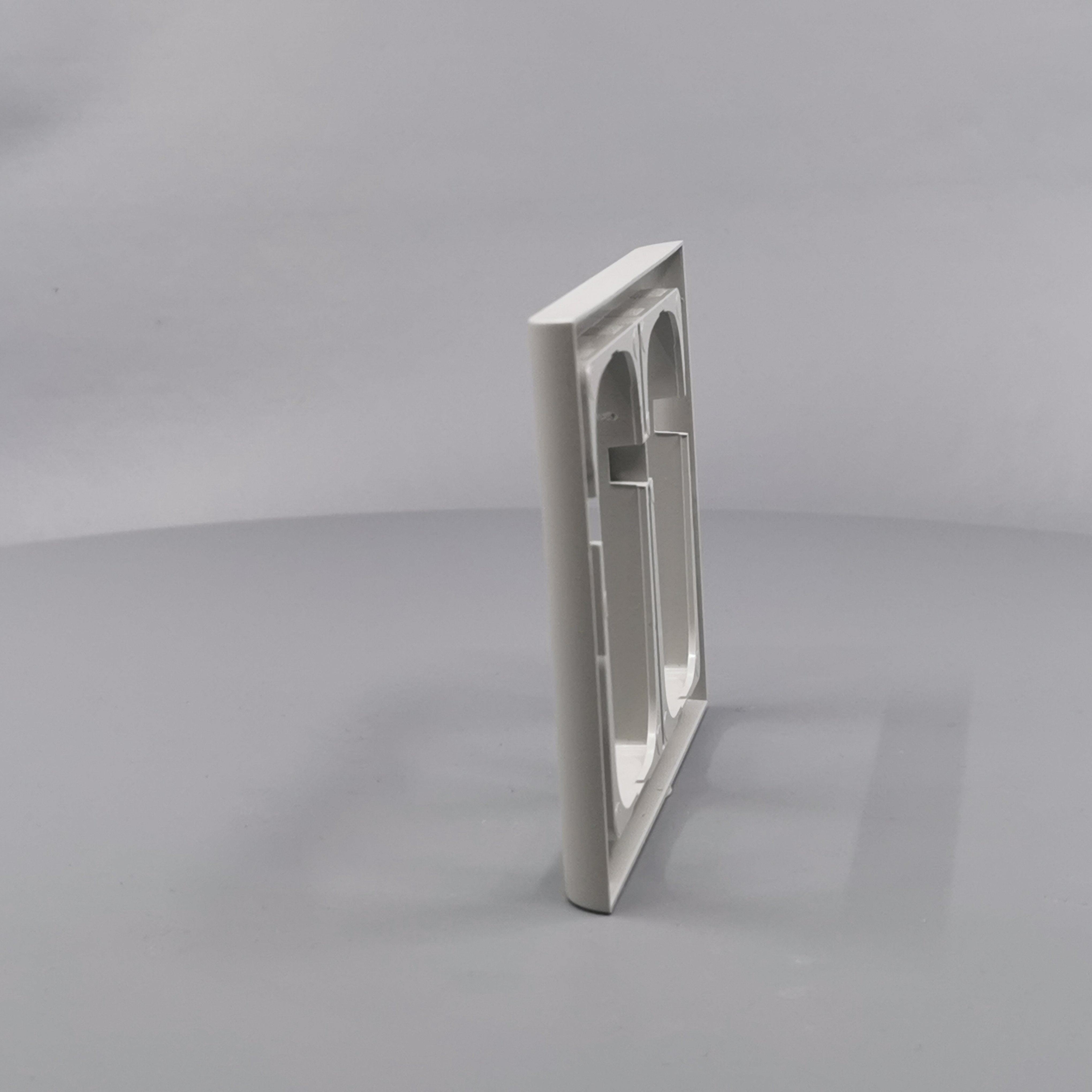 LK Fuga ramme Softline 63 2x1½m - lysegrå