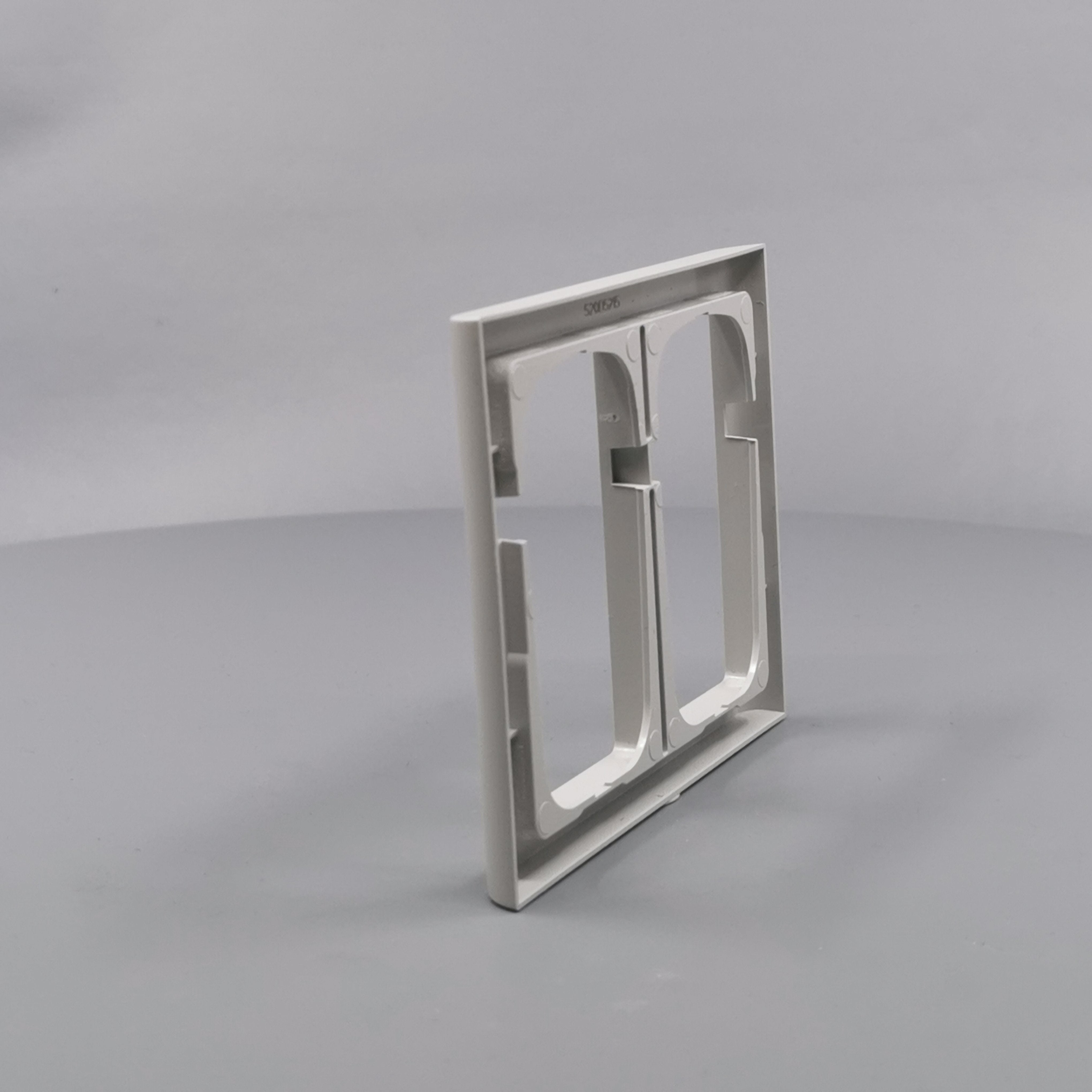 LK Fuga ramme Softline 63 2x1½m - lysegrå