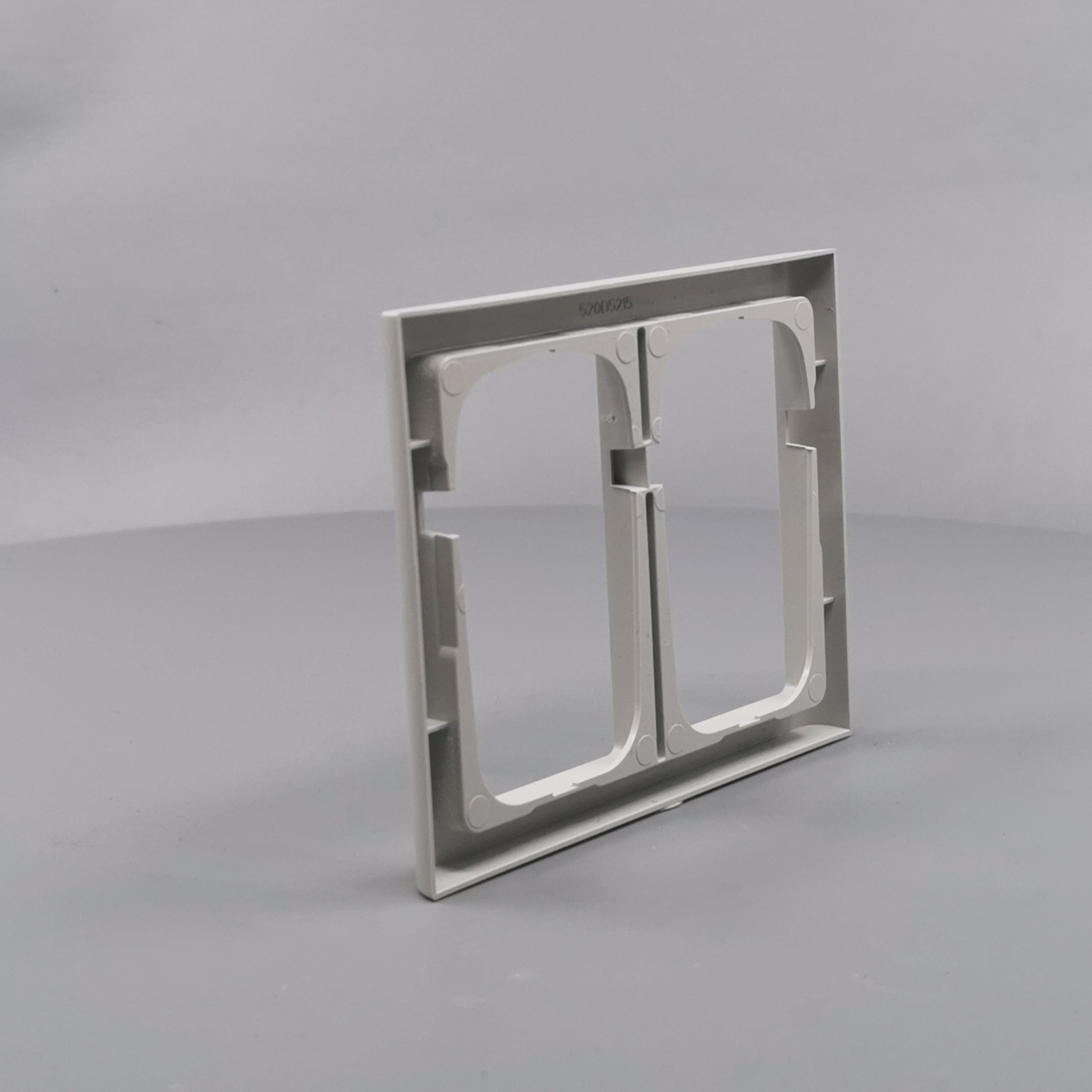 LK Fuga ramme Softline 63 2x1½m - lysegrå