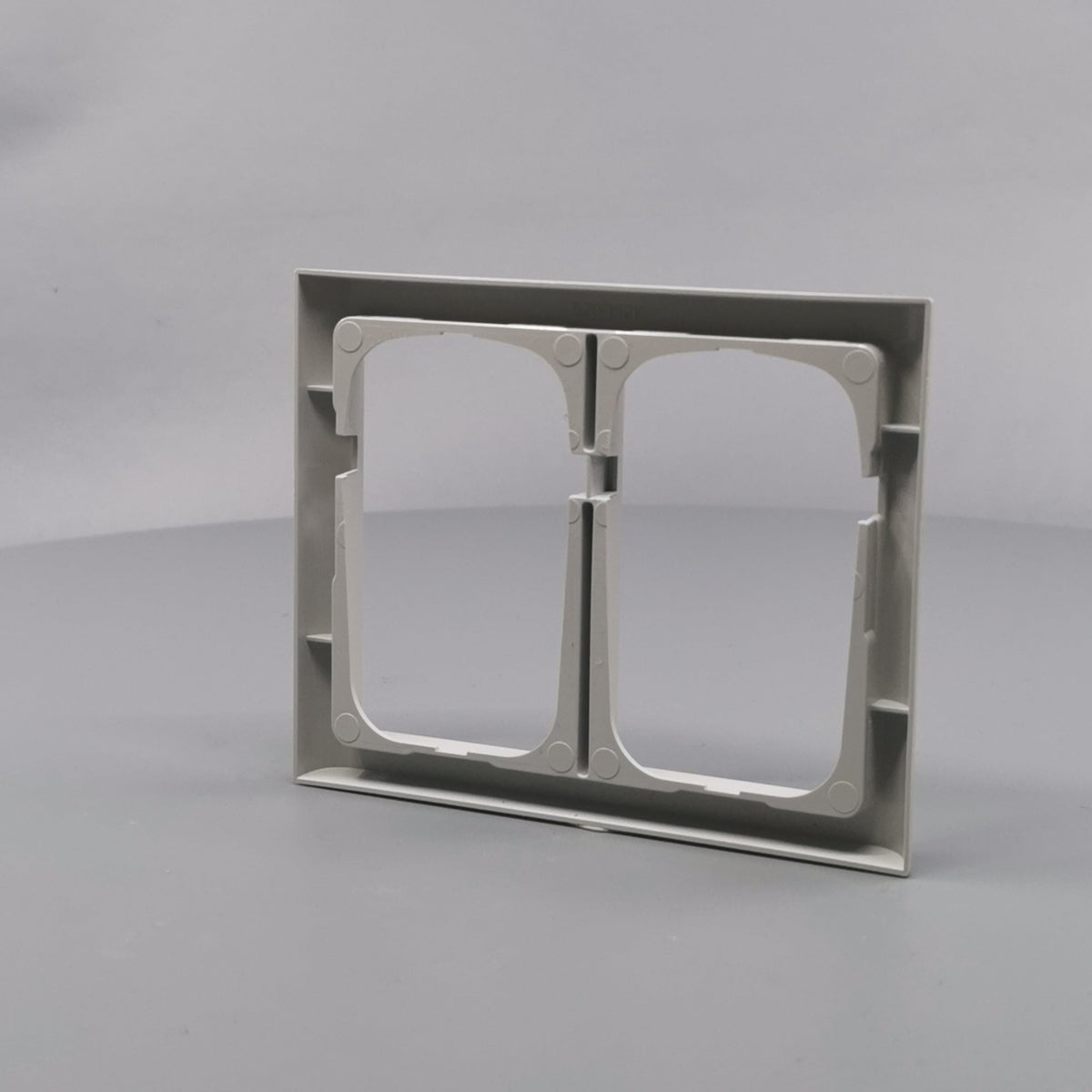 LK Fuga ramme Softline 63 2x1½m - lysegrå (360° frame 15)