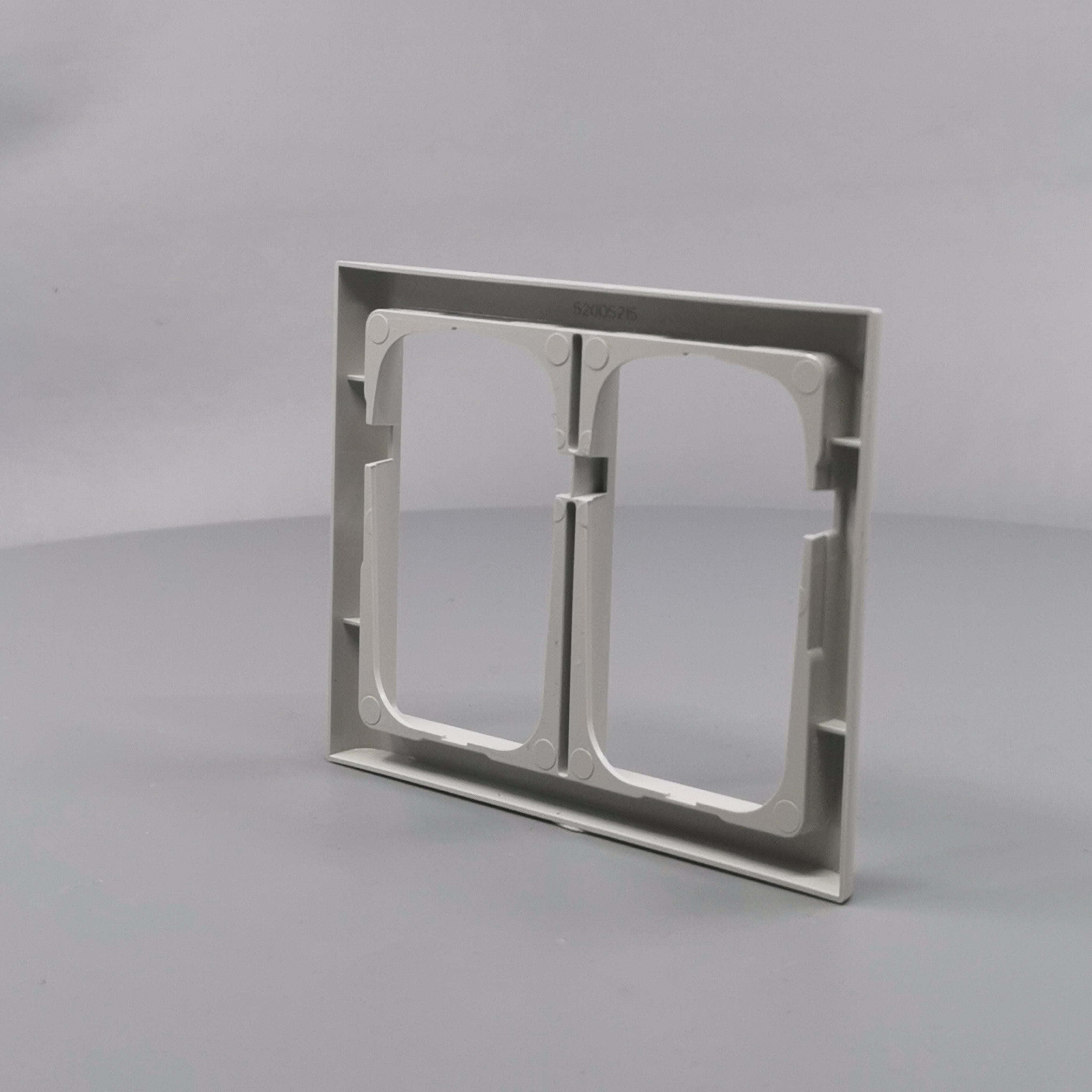 LK Fuga ramme Softline 63 2x1½m - lysegrå