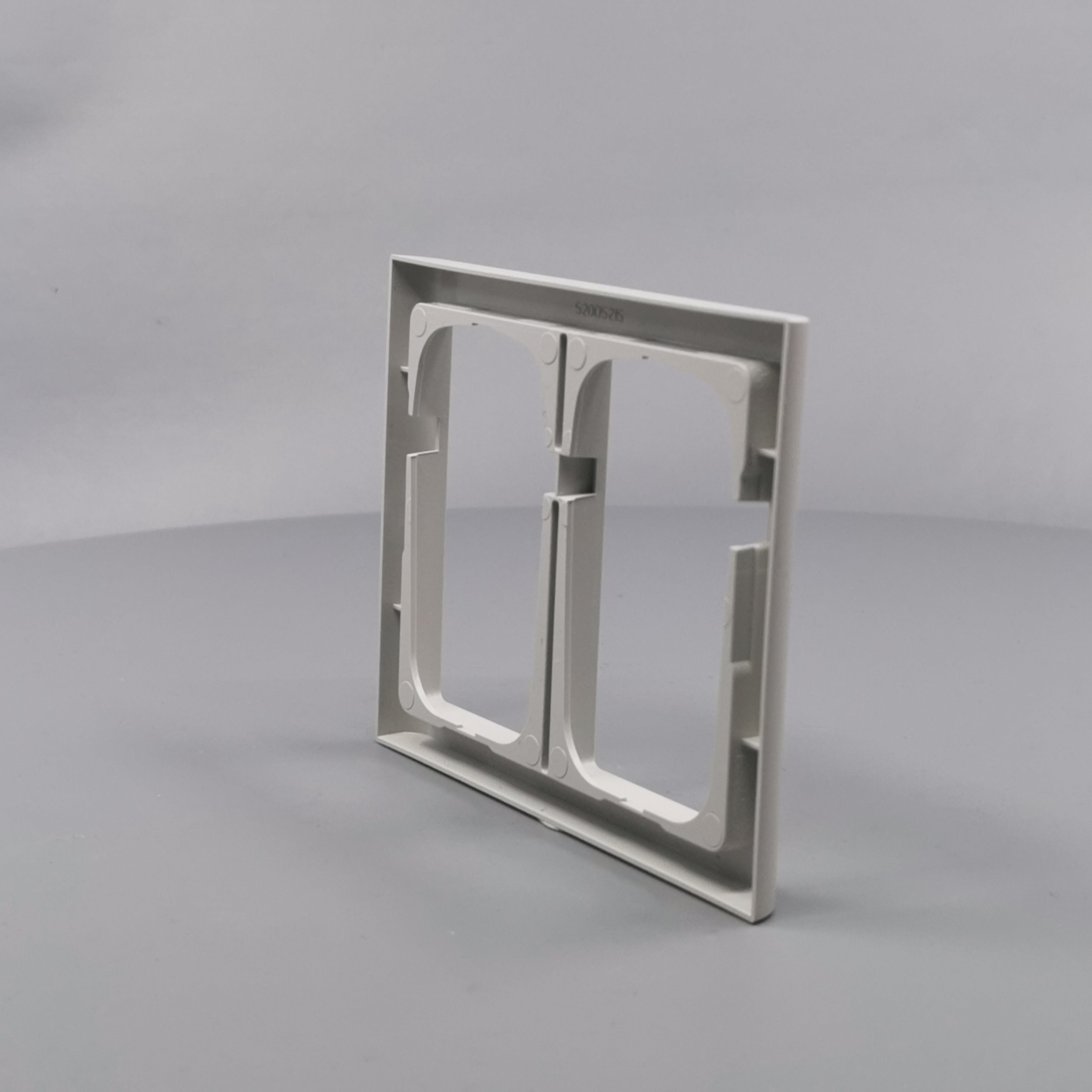 LK Fuga ramme Softline 63 2x1½m - lysegrå