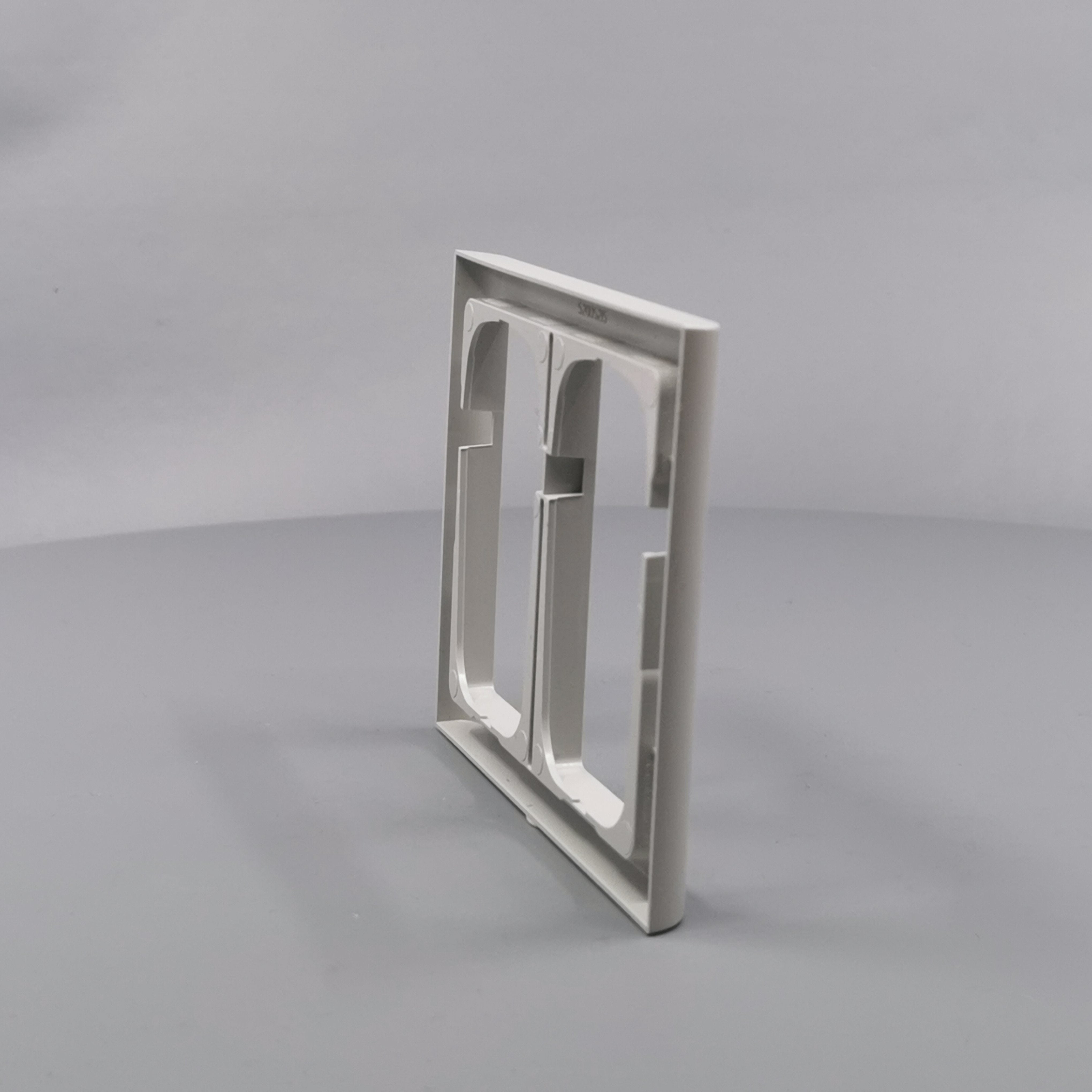 LK Fuga ramme Softline 63 2x1½m - lysegrå