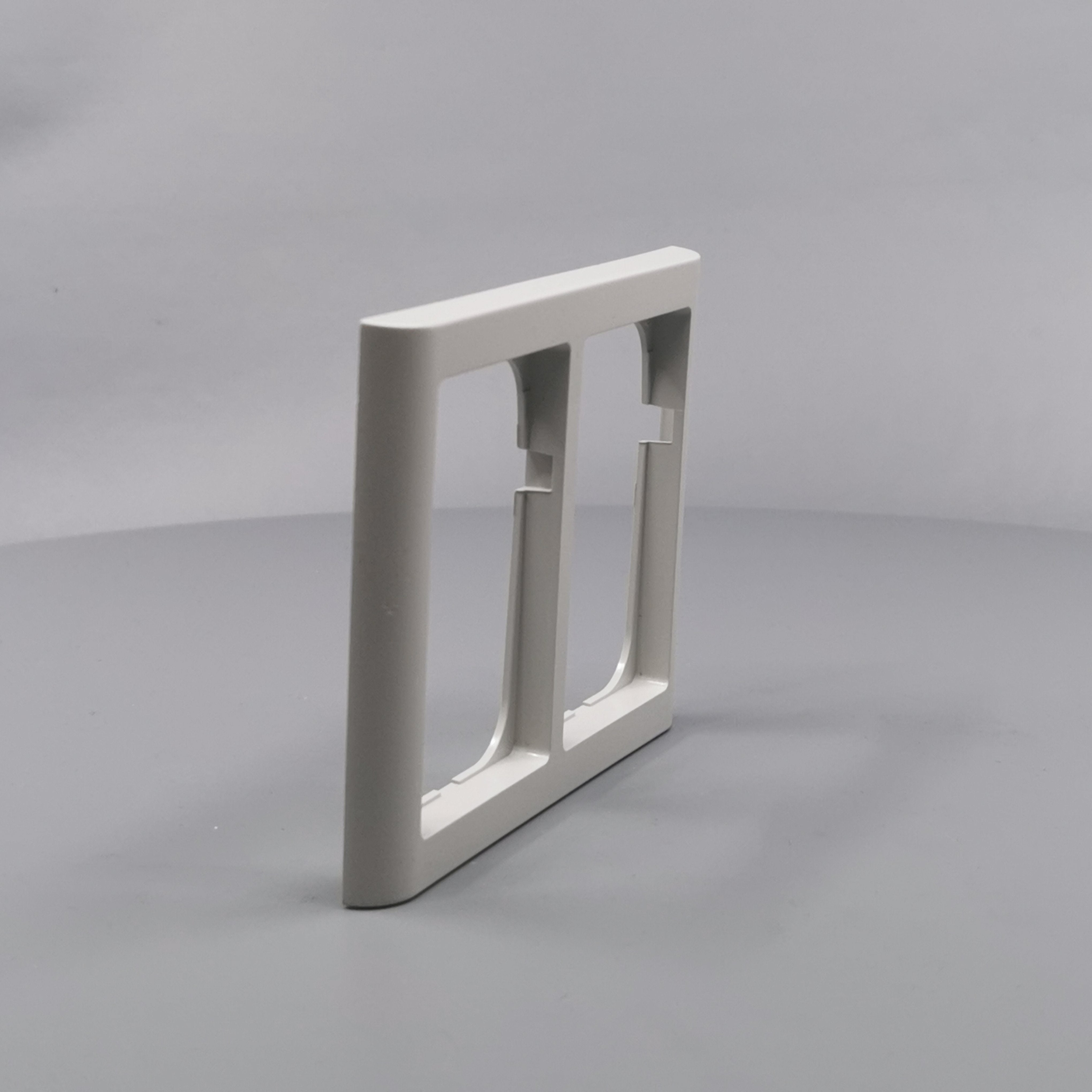 LK Fuga ramme Softline 63 2x1½m - lysegrå