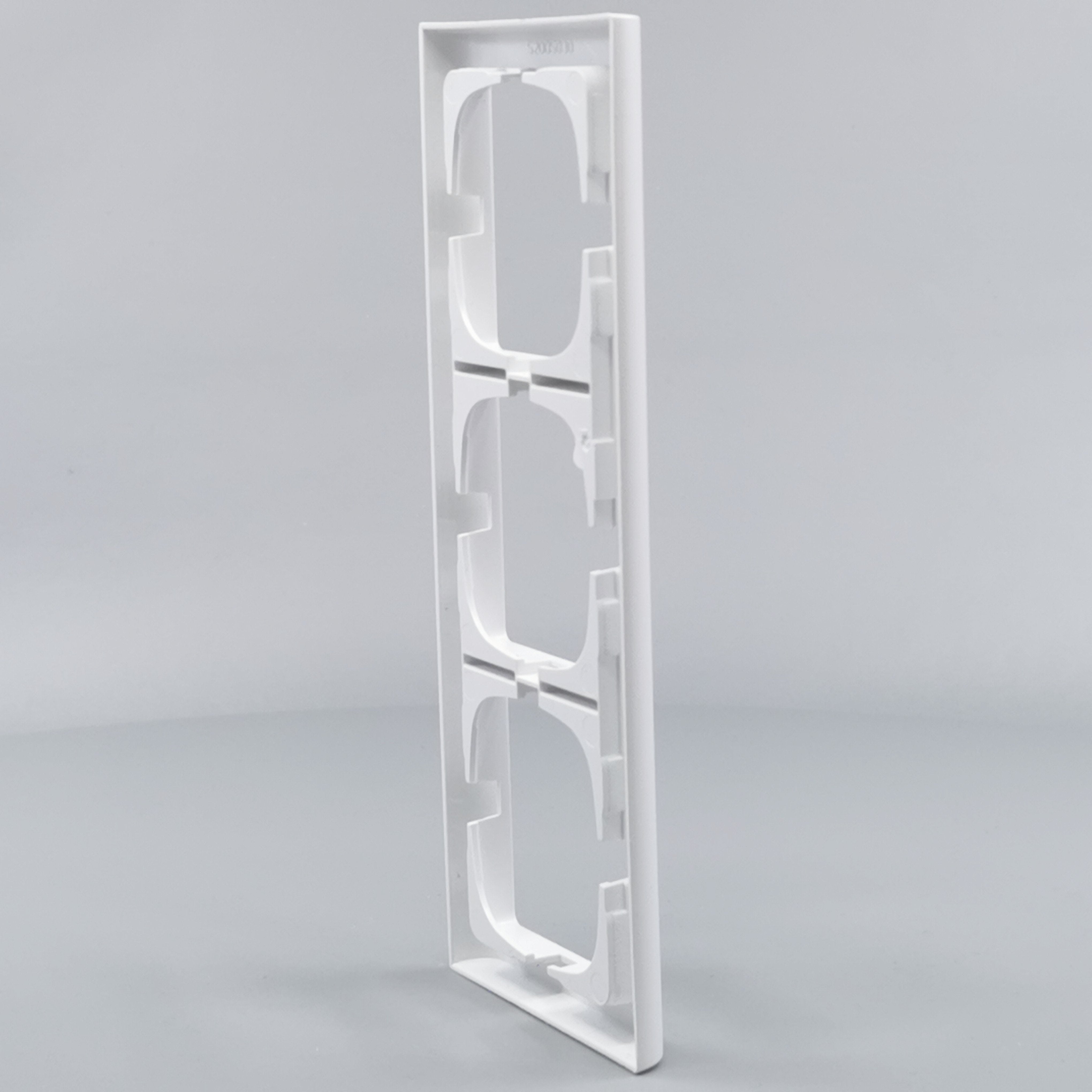 LK Fuga ramme Softline 63 3m - hvid