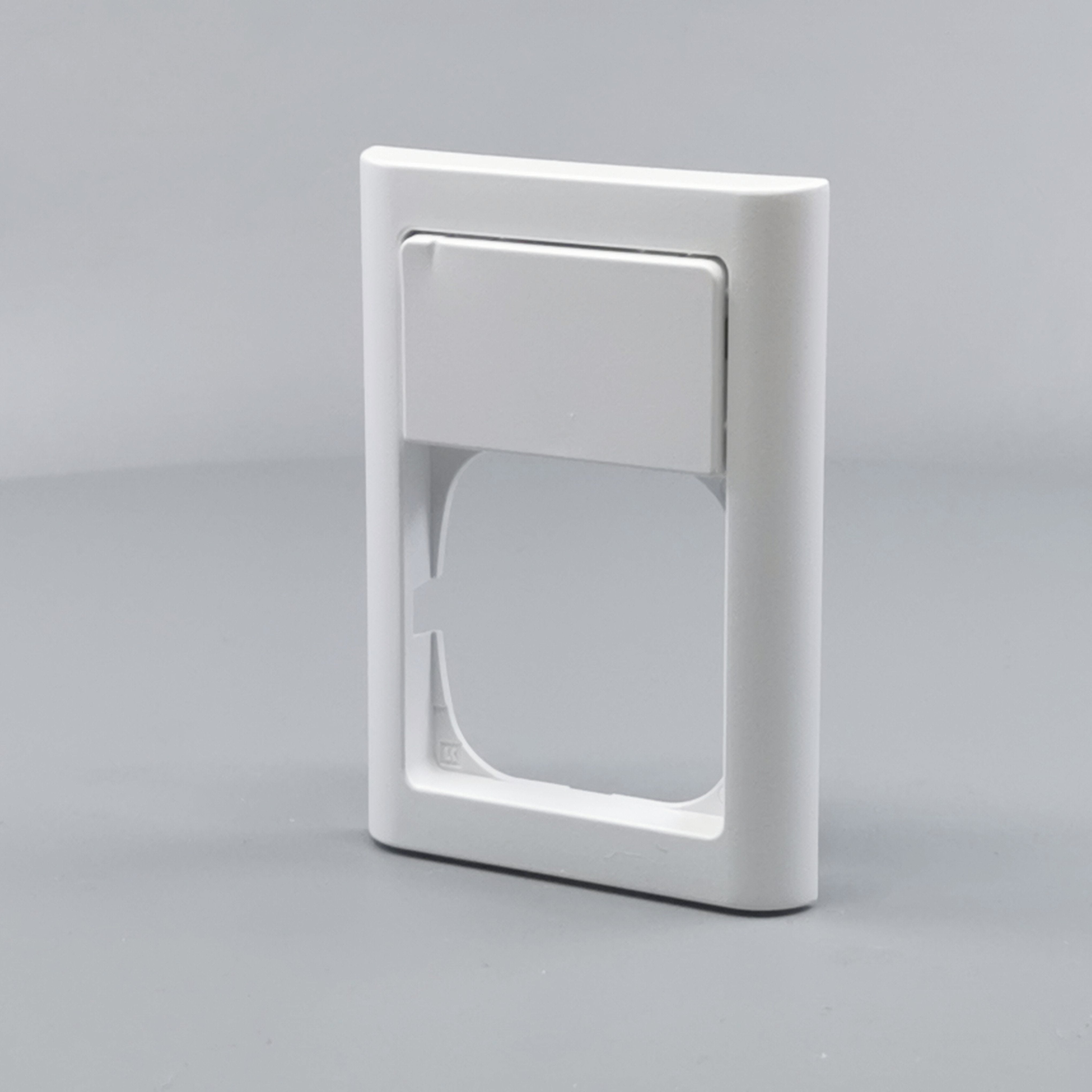 LK Fuga ramme Softline 63 1½m m. tekstfelt - hvid