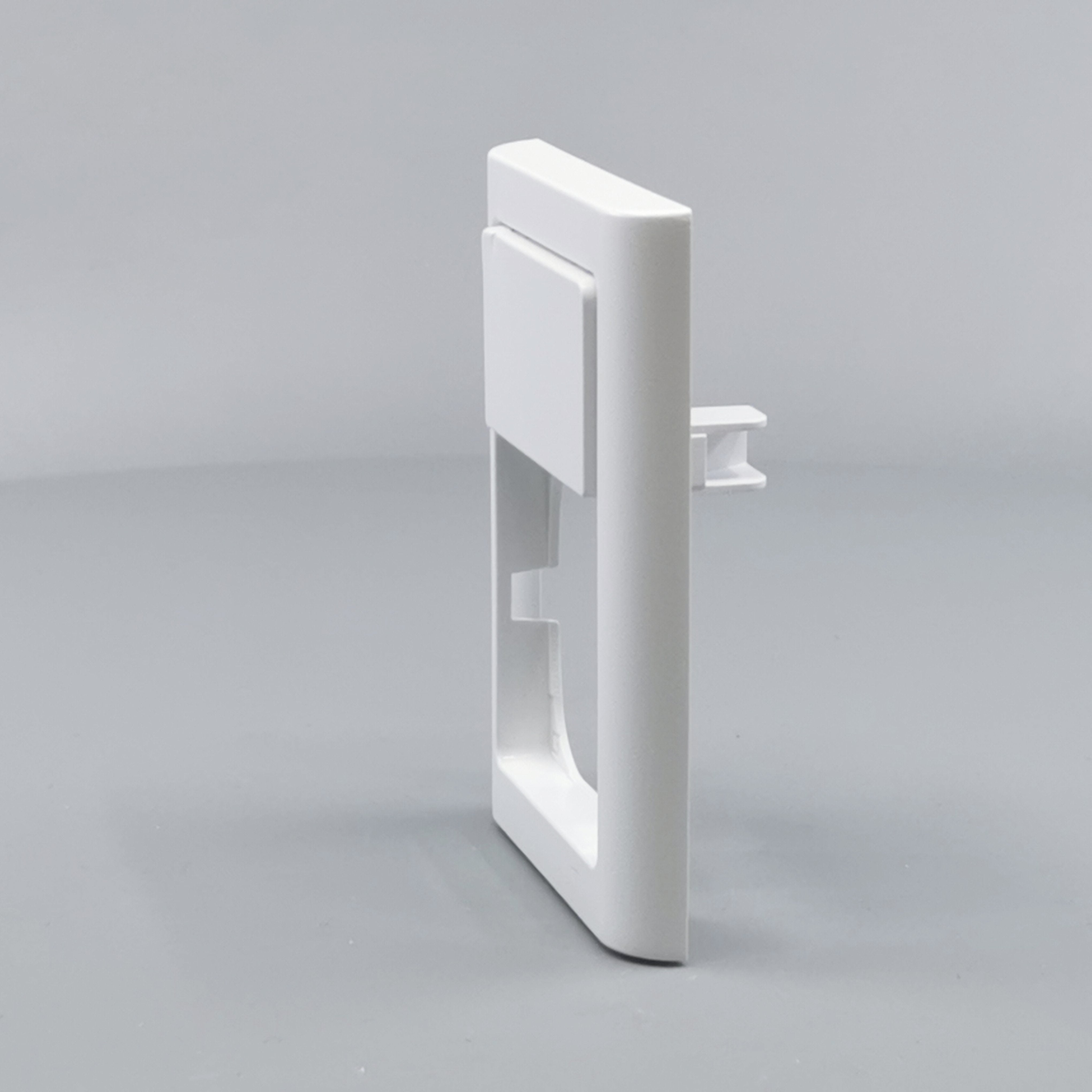 LK Fuga ramme Softline 63 1½m m. tekstfelt - hvid