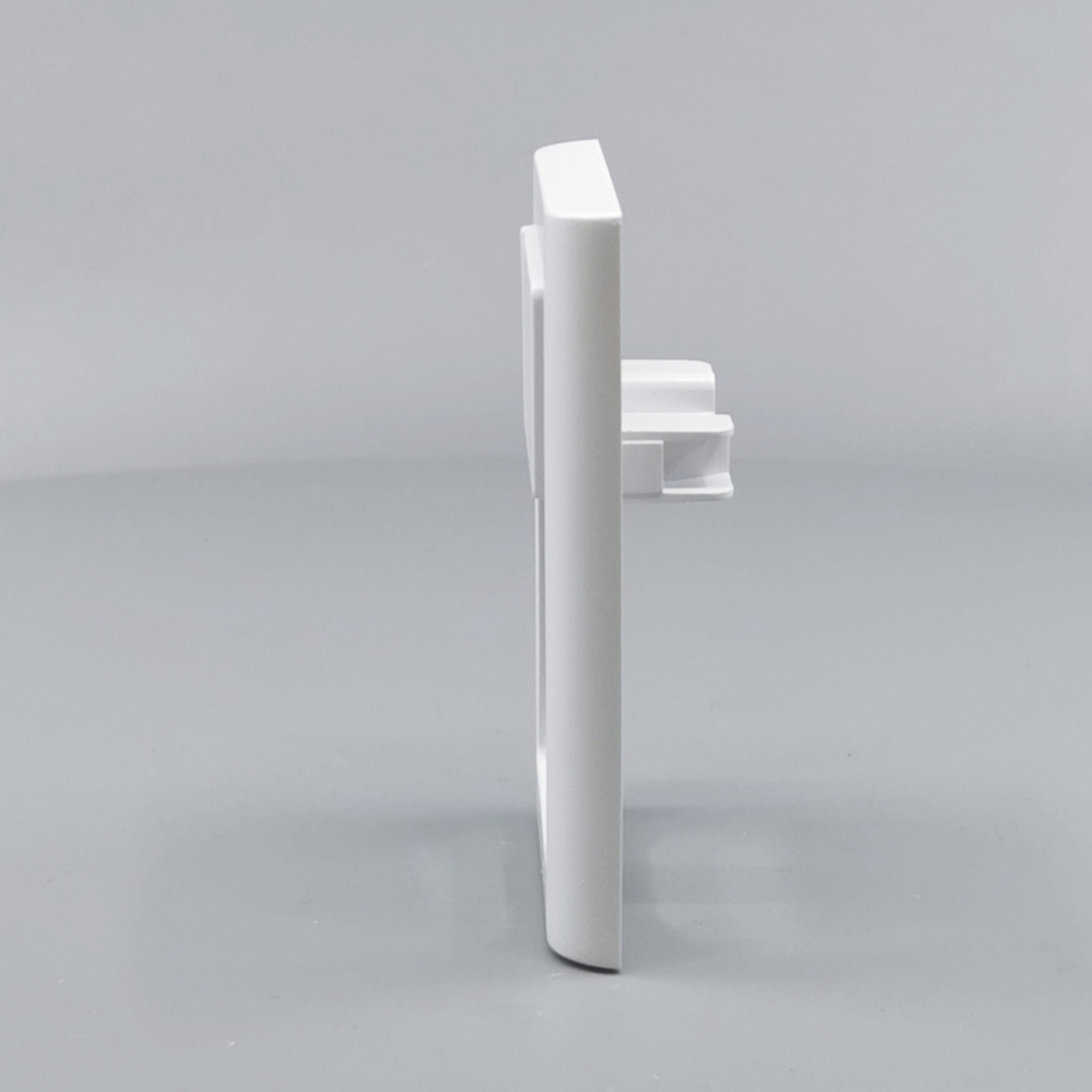 LK Fuga ramme Softline 63 1½m m. tekstfelt - hvid