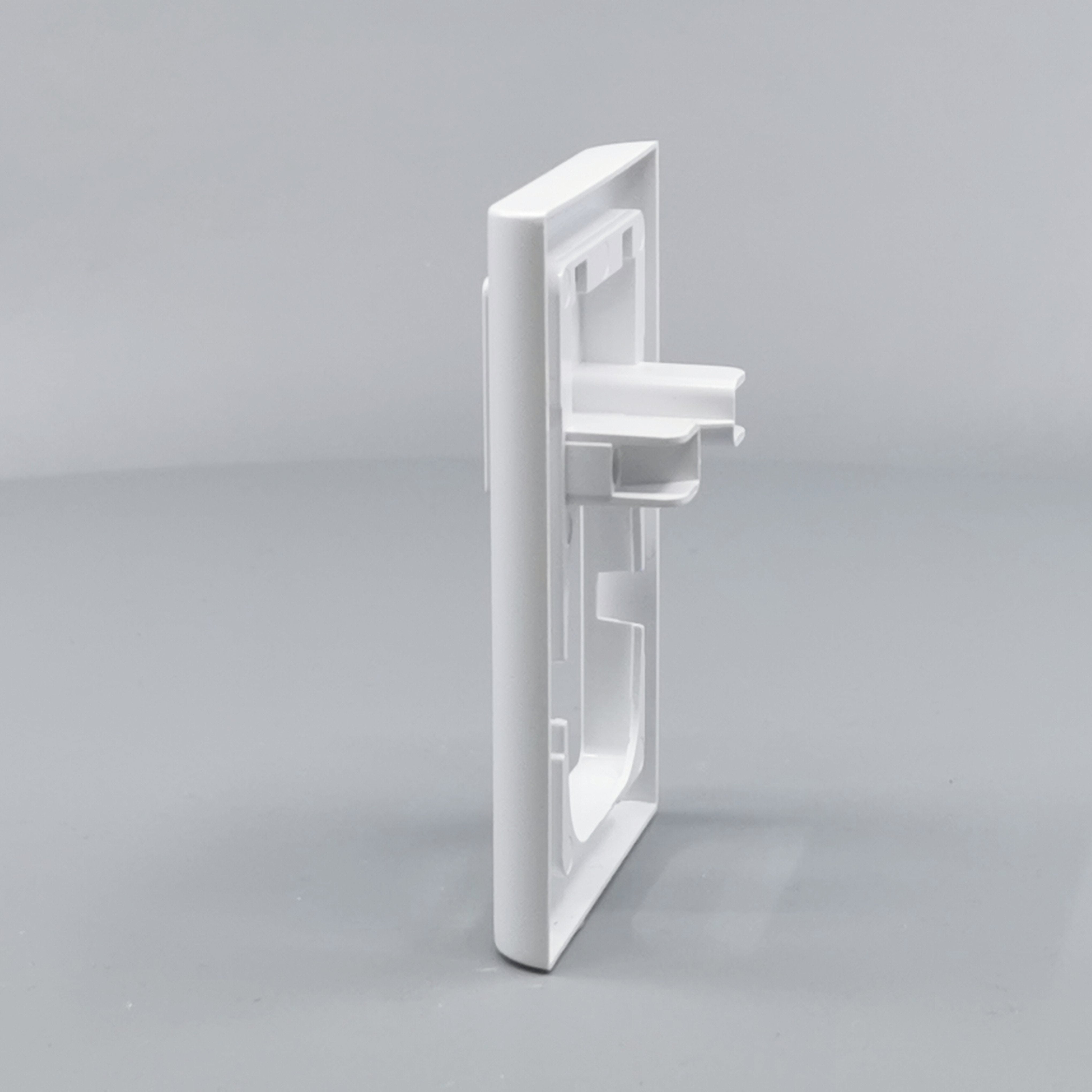 LK Fuga ramme Softline 63 1½m m. tekstfelt - hvid