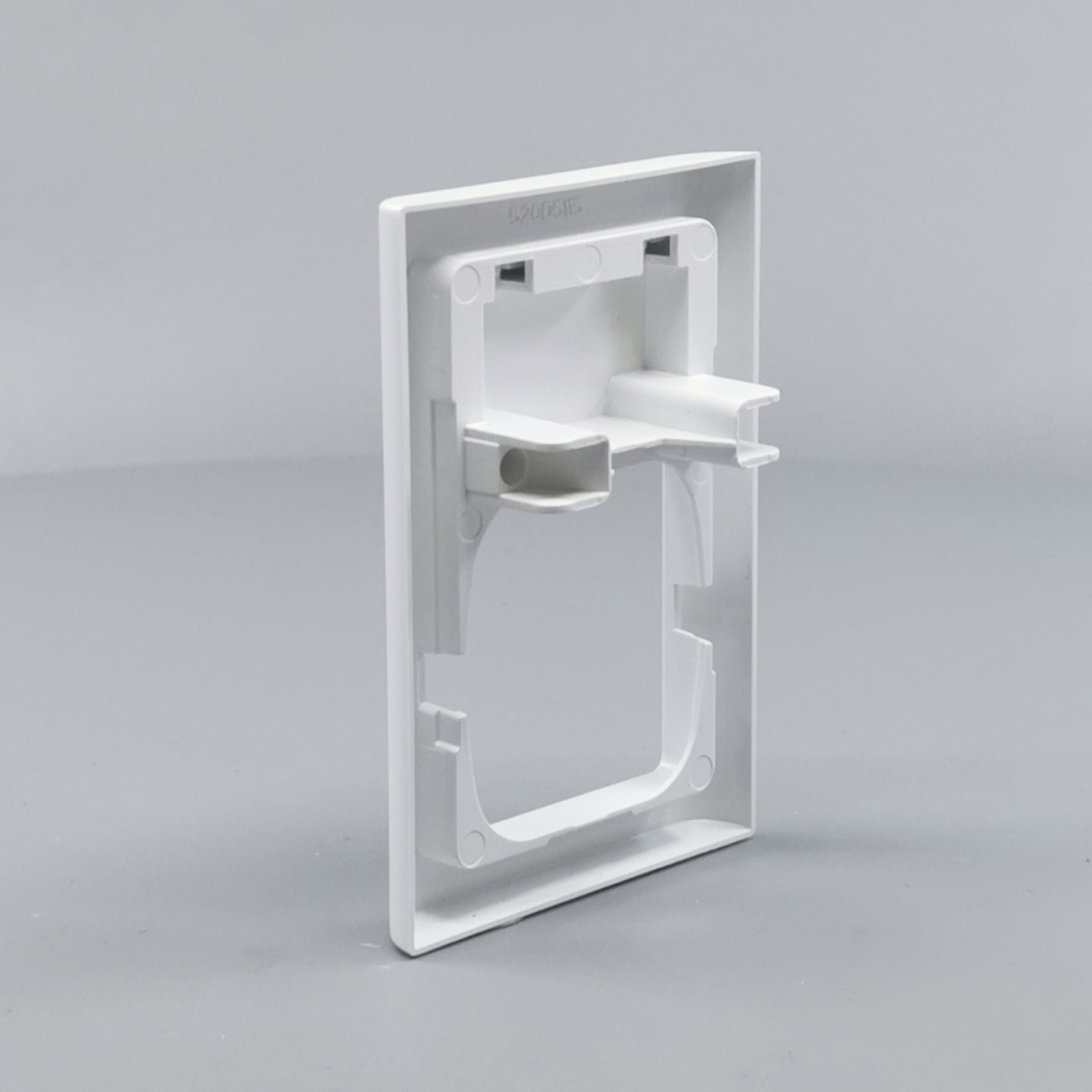 LK Fuga ramme Softline 63 1½m m. tekstfelt - hvid