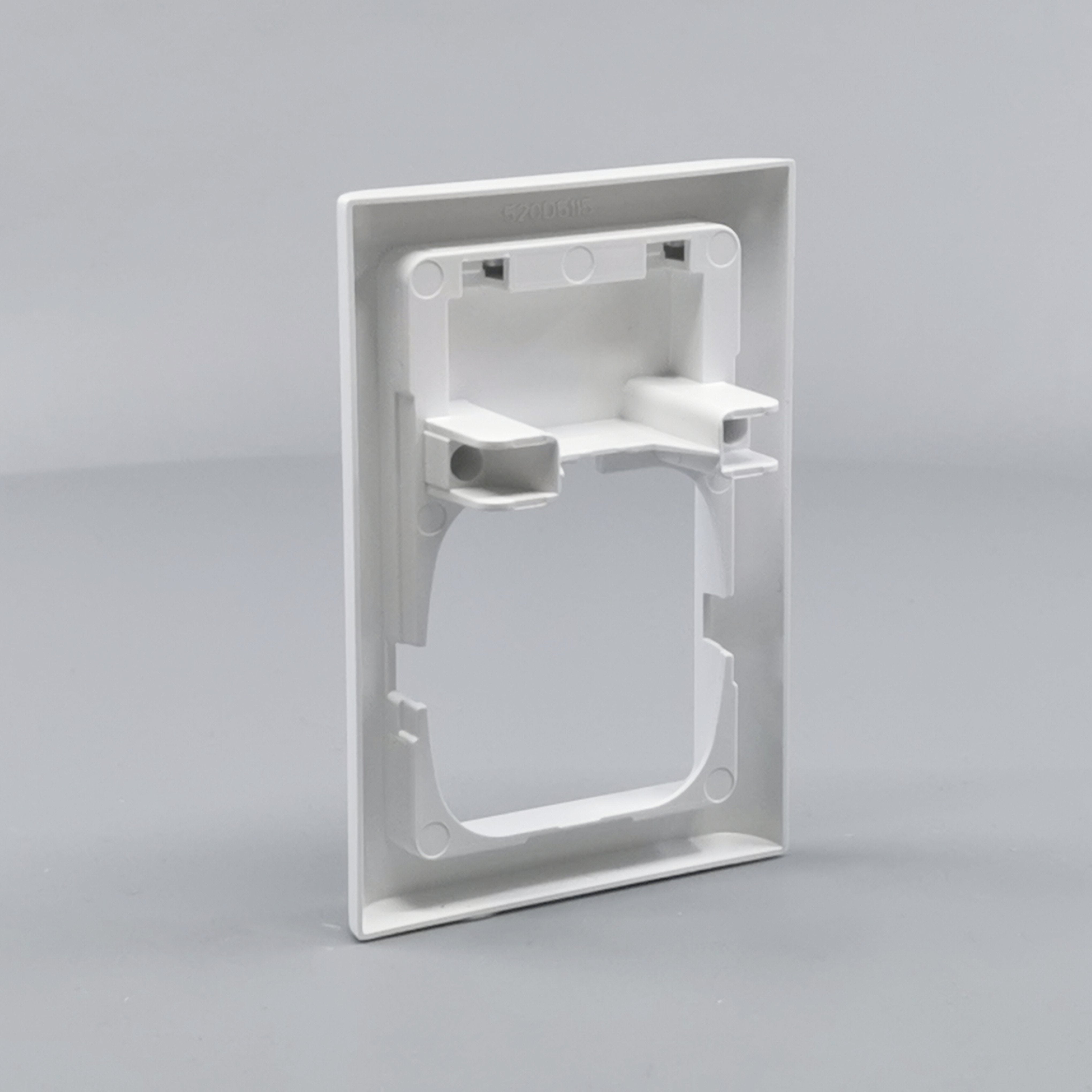 LK Fuga ramme Softline 63 1½m m. tekstfelt - hvid