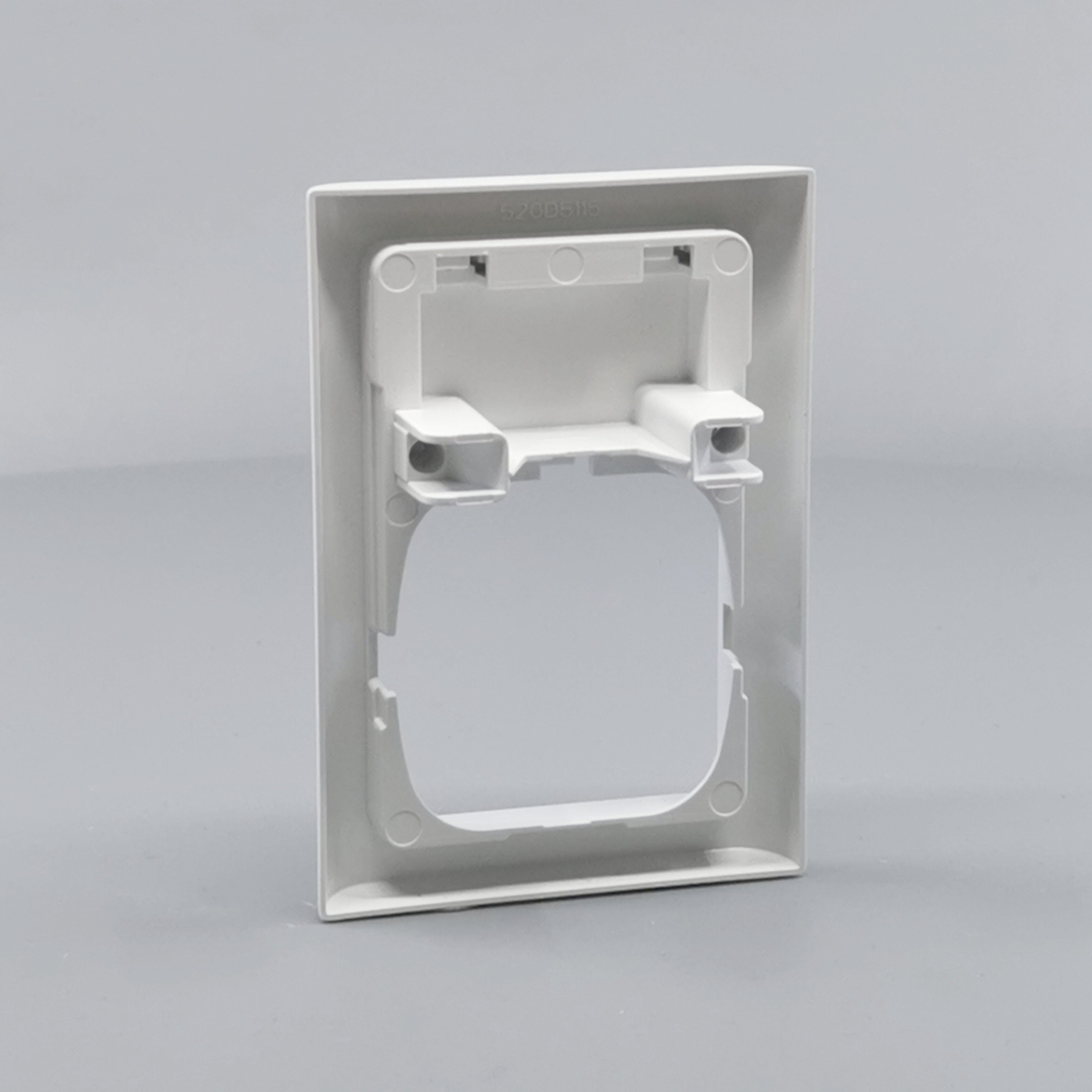 LK Fuga ramme Softline 63 1½m m. tekstfelt - hvid