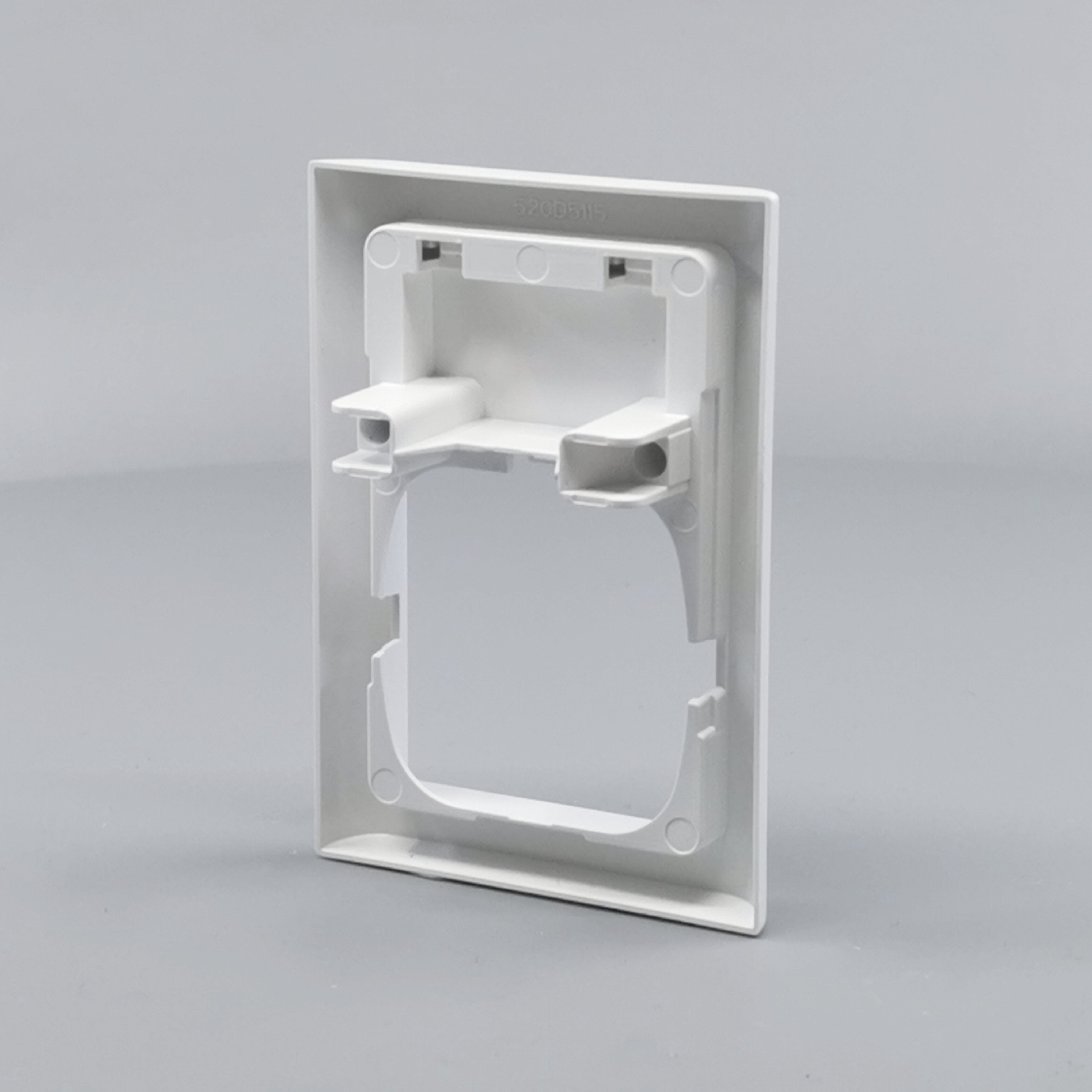 LK Fuga ramme Softline 63 1½m m. tekstfelt - hvid