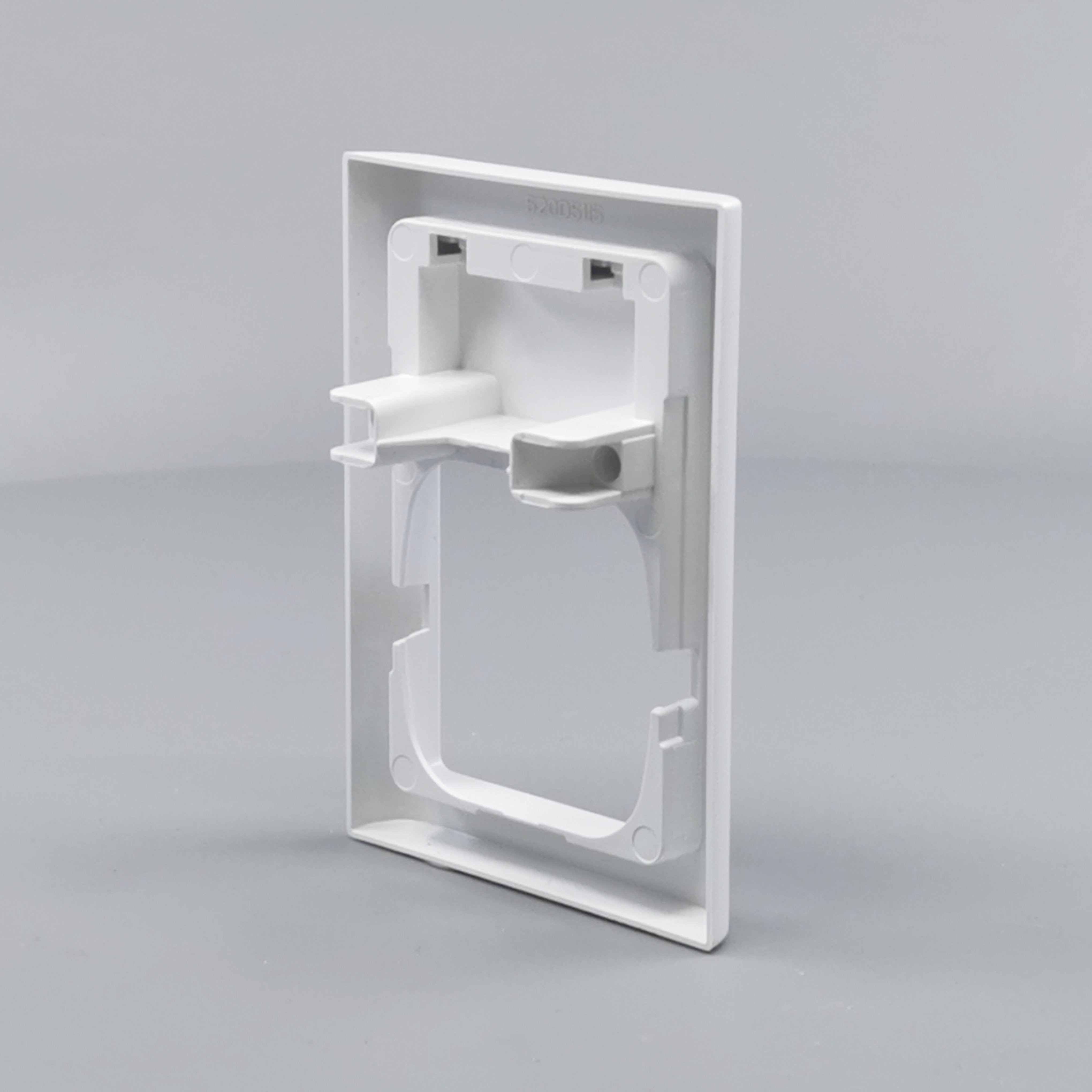 LK Fuga ramme Softline 63 1½m m. tekstfelt - hvid