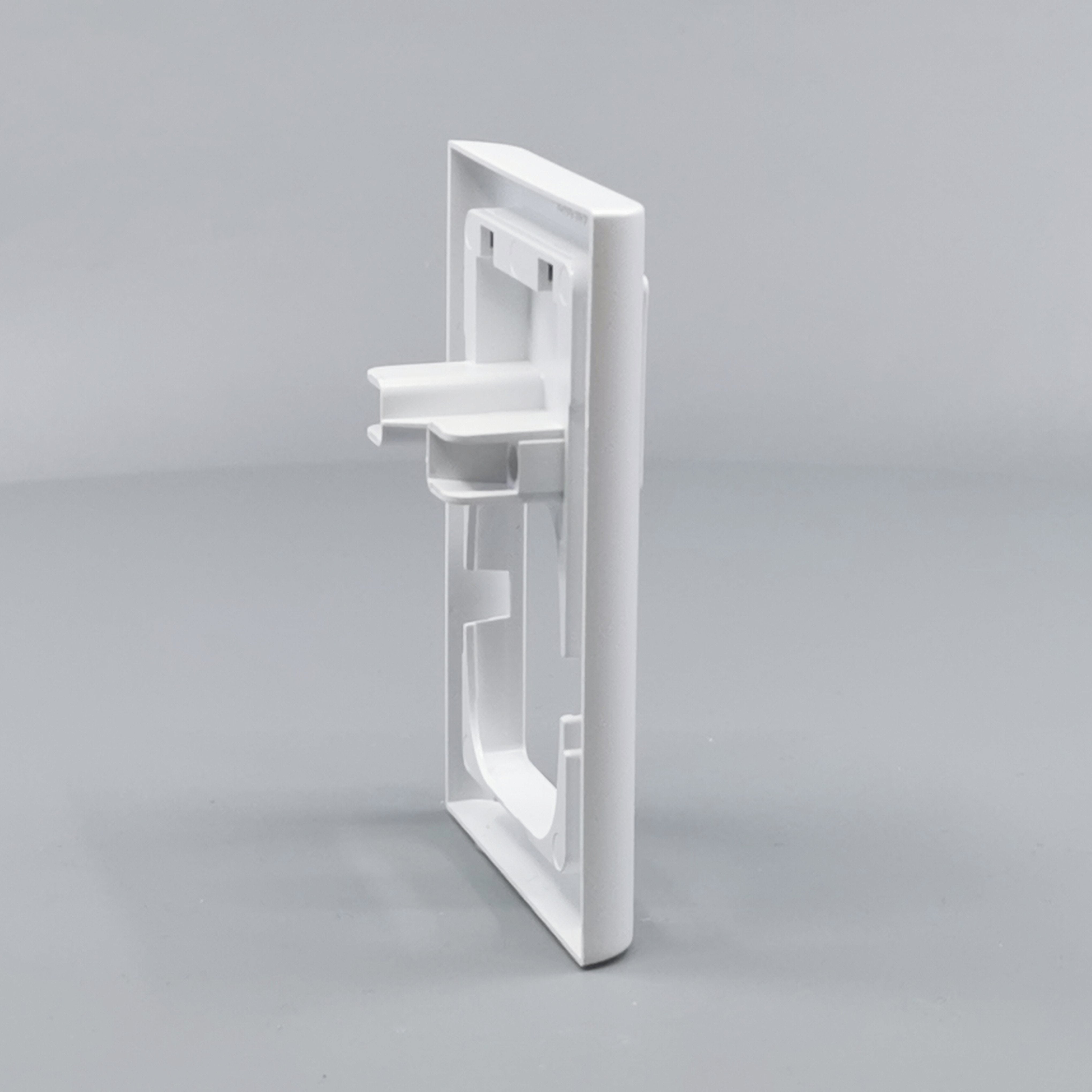 LK Fuga ramme Softline 63 1½m m. tekstfelt - hvid