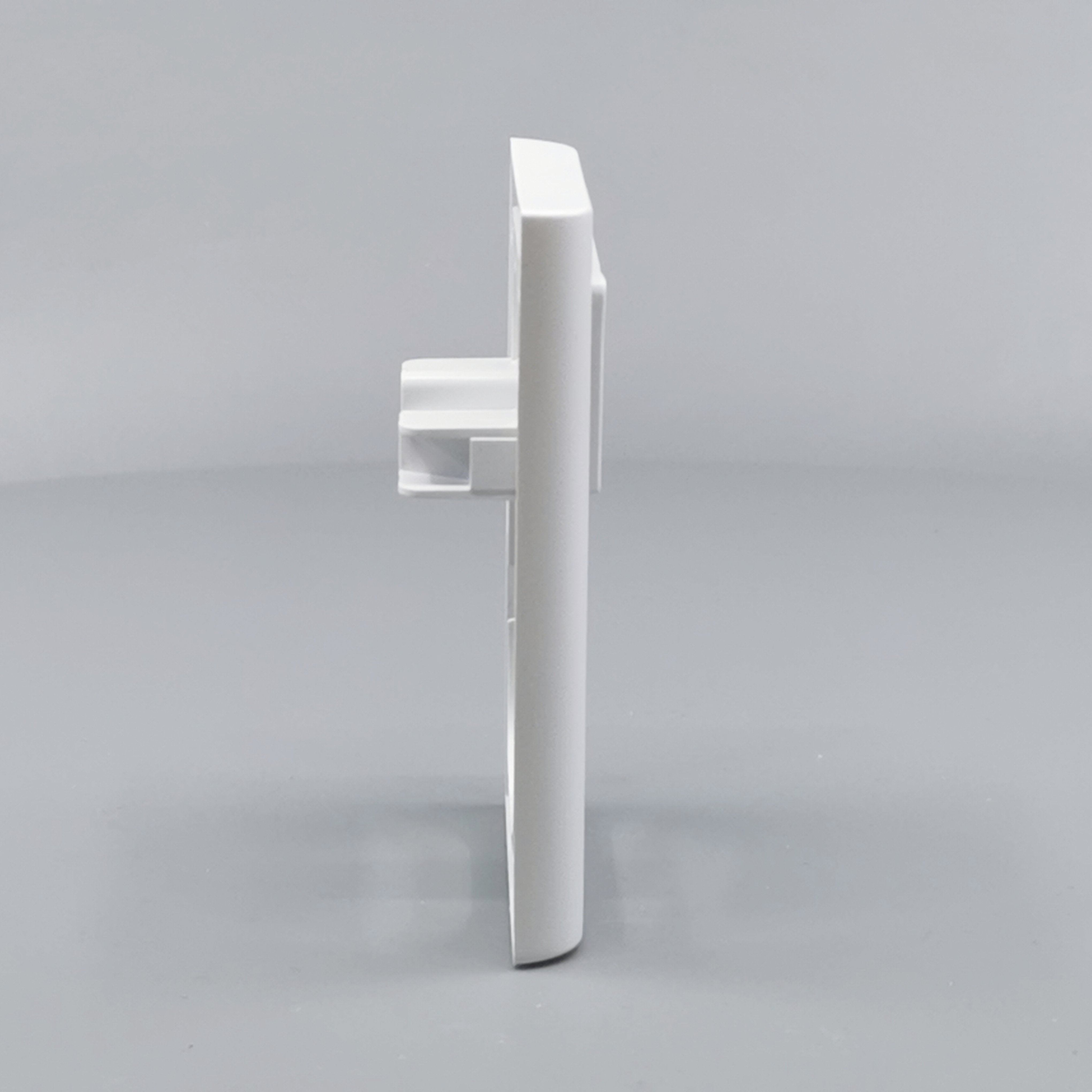 LK Fuga ramme Softline 63 1½m m. tekstfelt - hvid