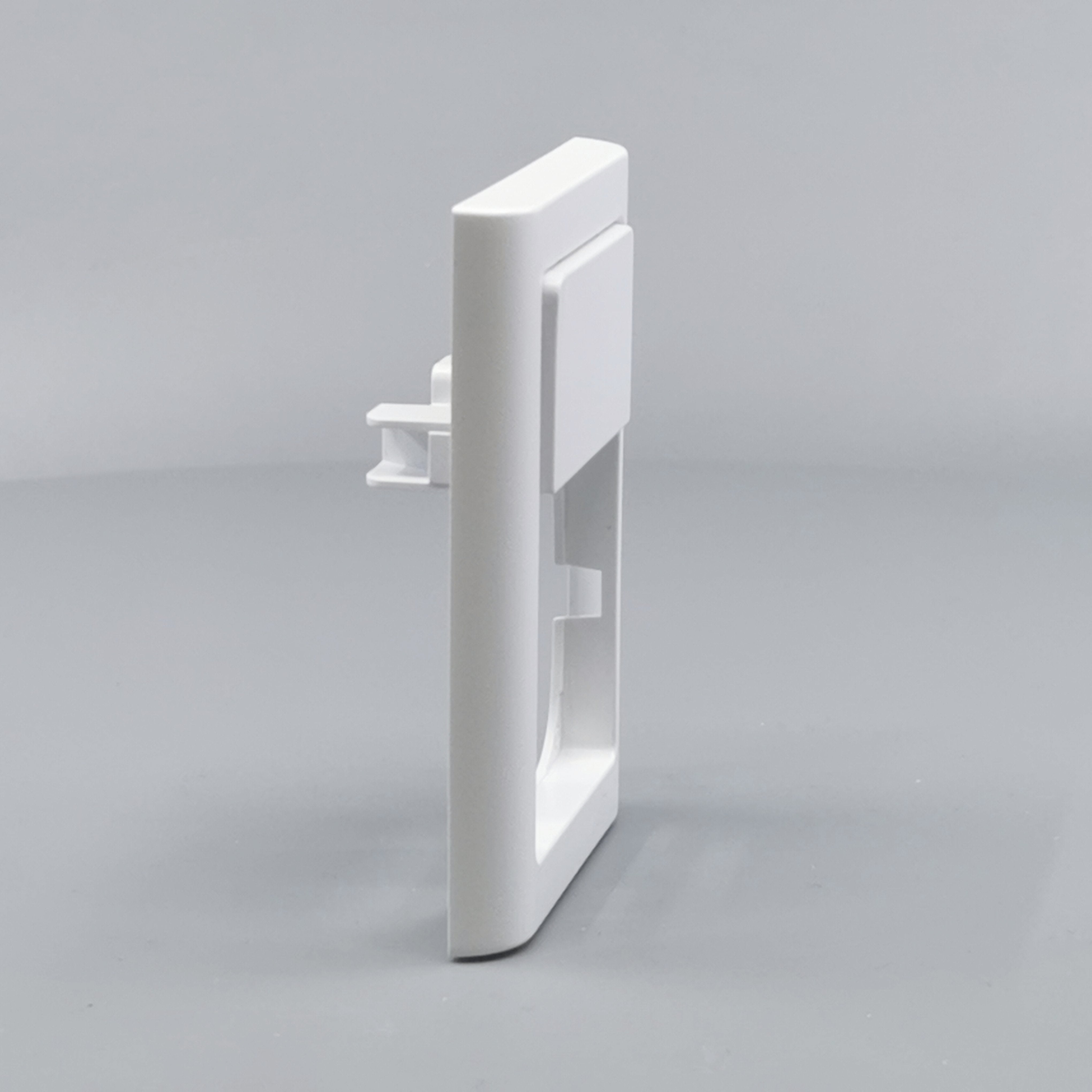 LK Fuga ramme Softline 63 1½m m. tekstfelt - hvid