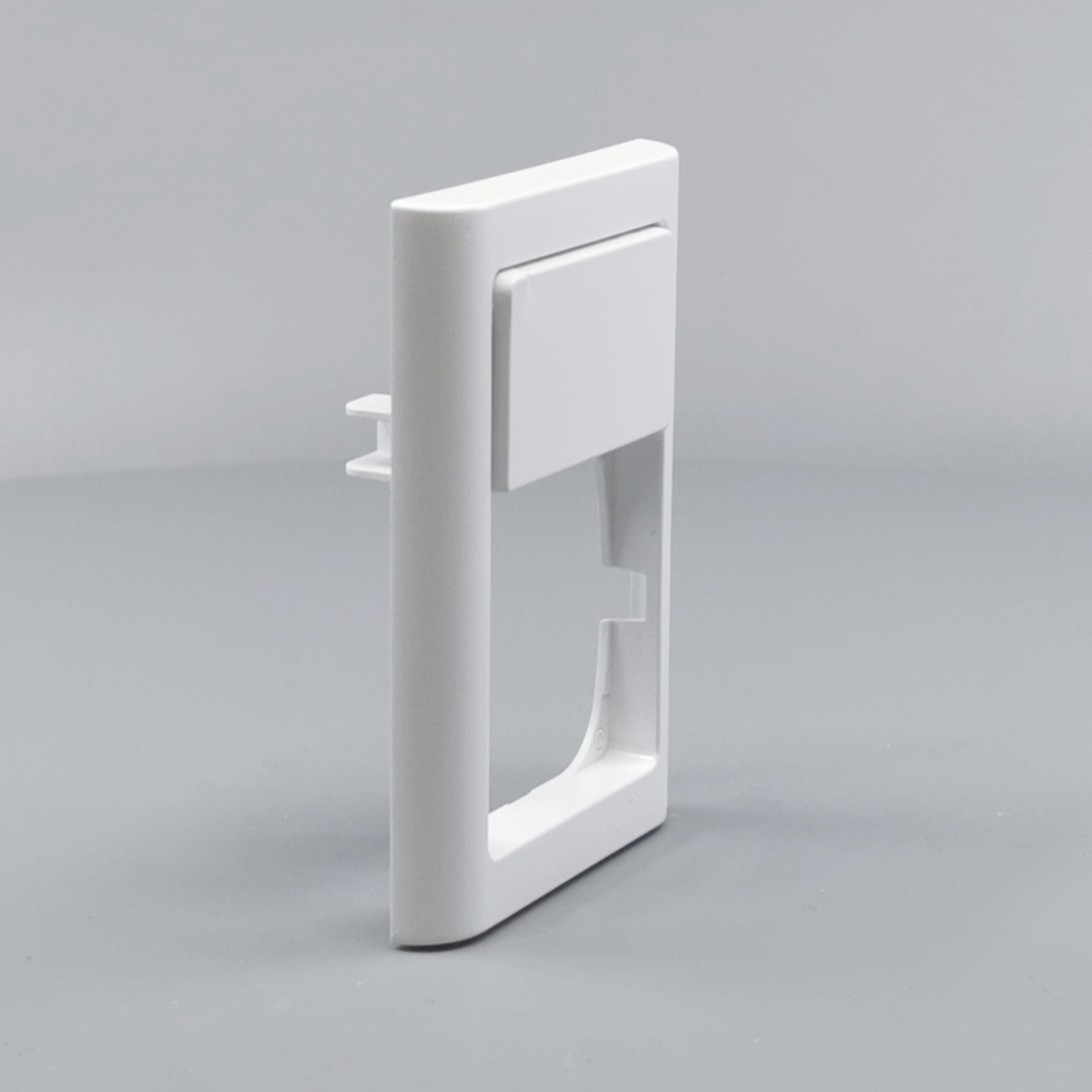 LK Fuga ramme Softline 63 1½m m. tekstfelt - hvid