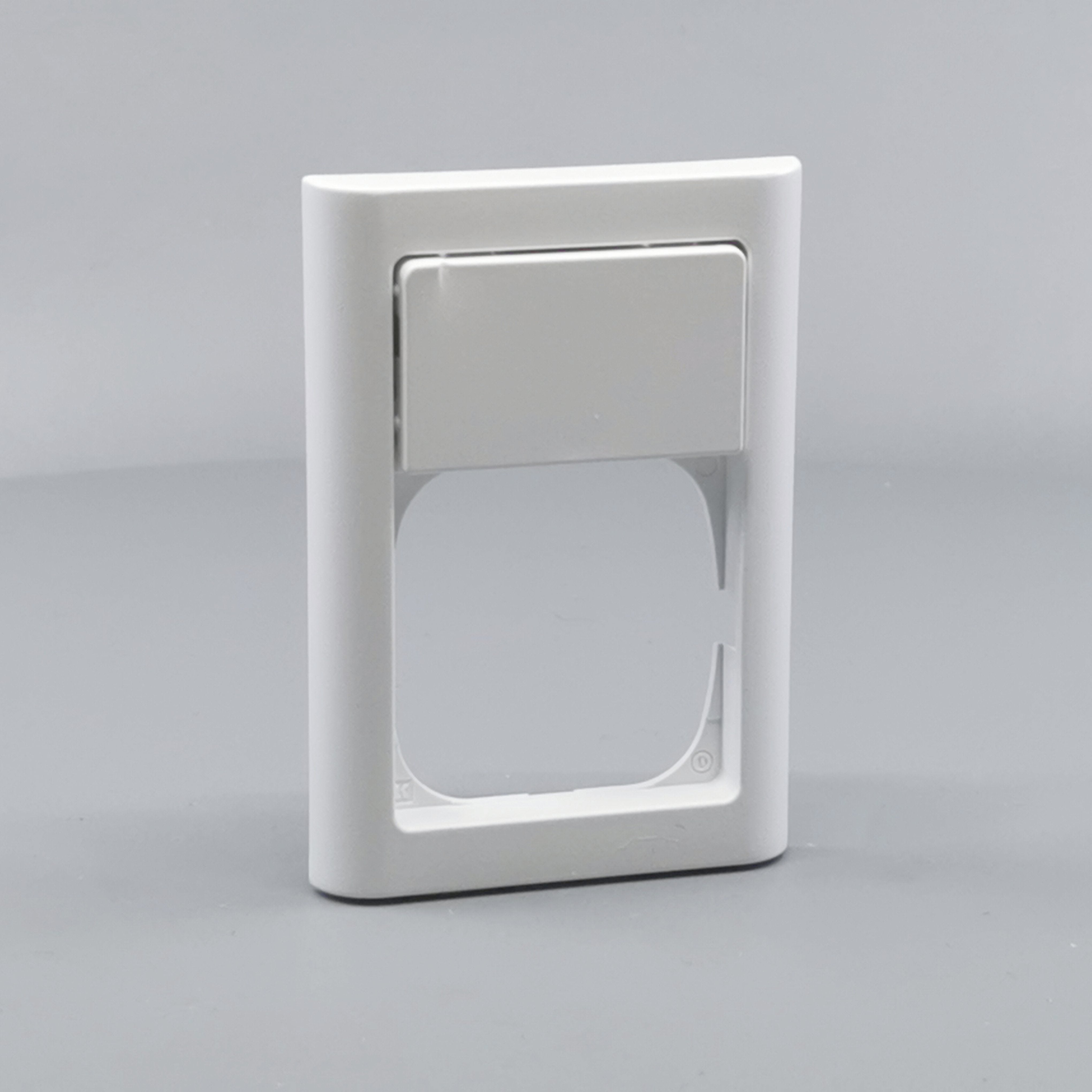 LK Fuga ramme Softline 63 1½m m. tekstfelt - hvid