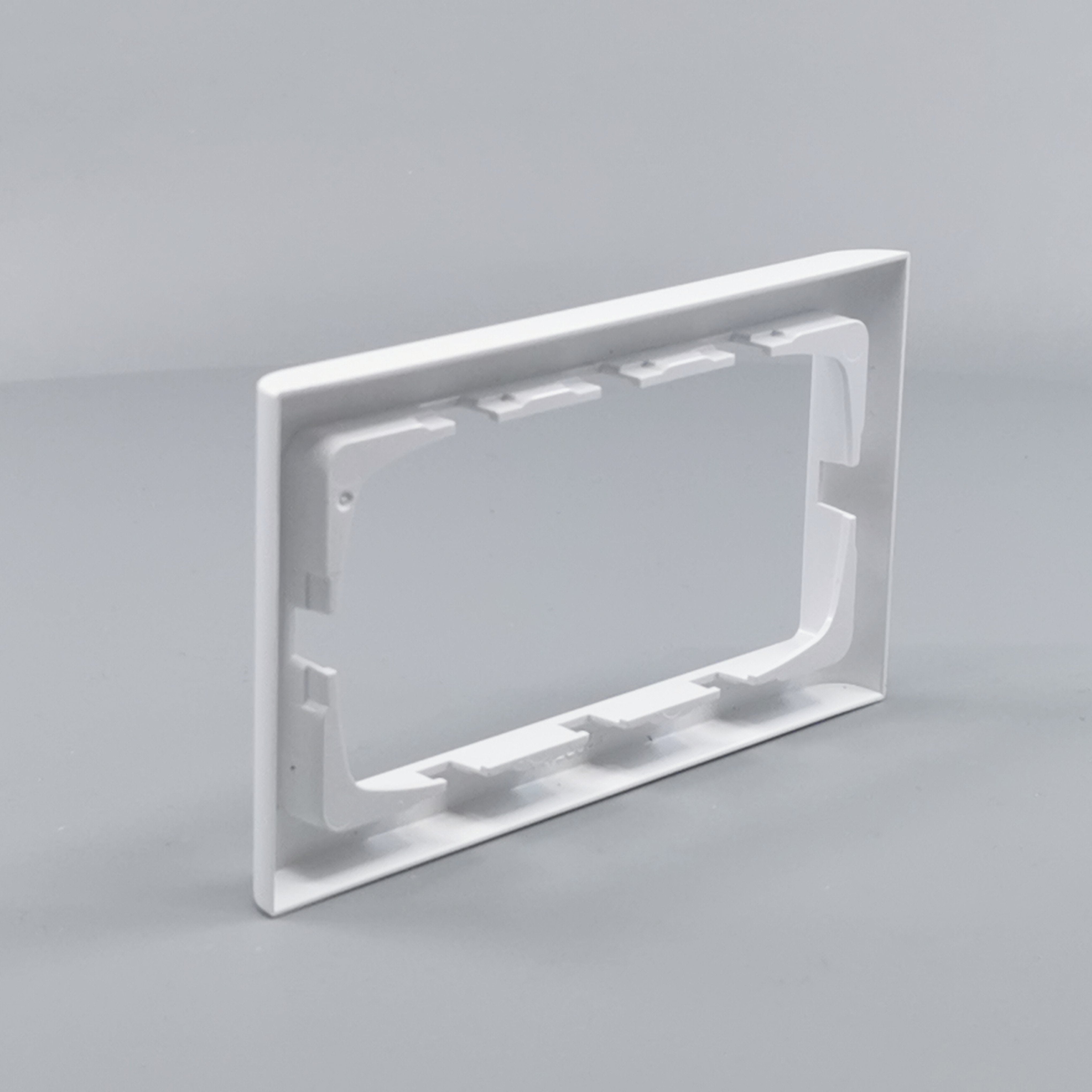 LK Fuga ramme Softline 63 2m vandret - hvid