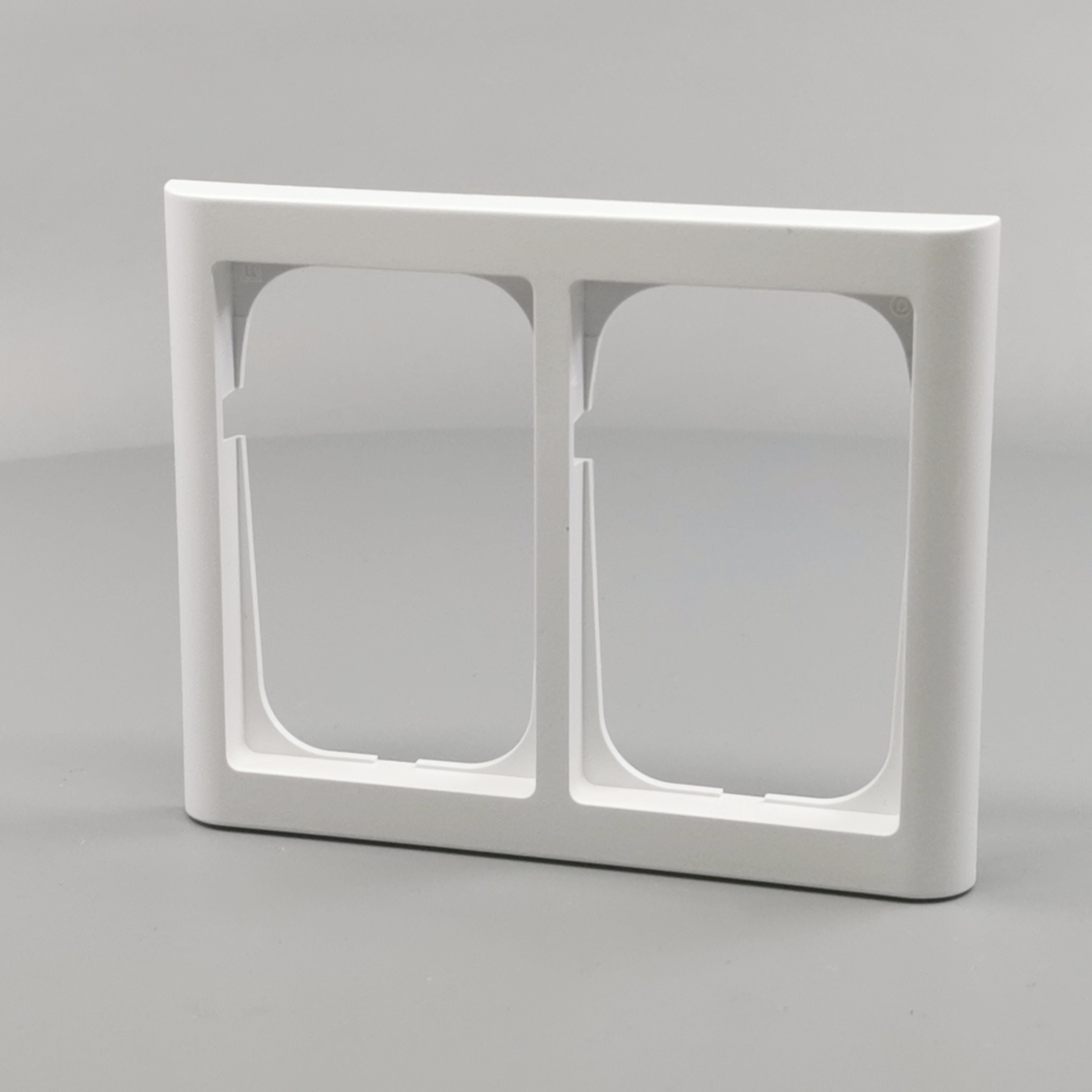 LK Fuga ramme Softline 63 2x1½m - hvid