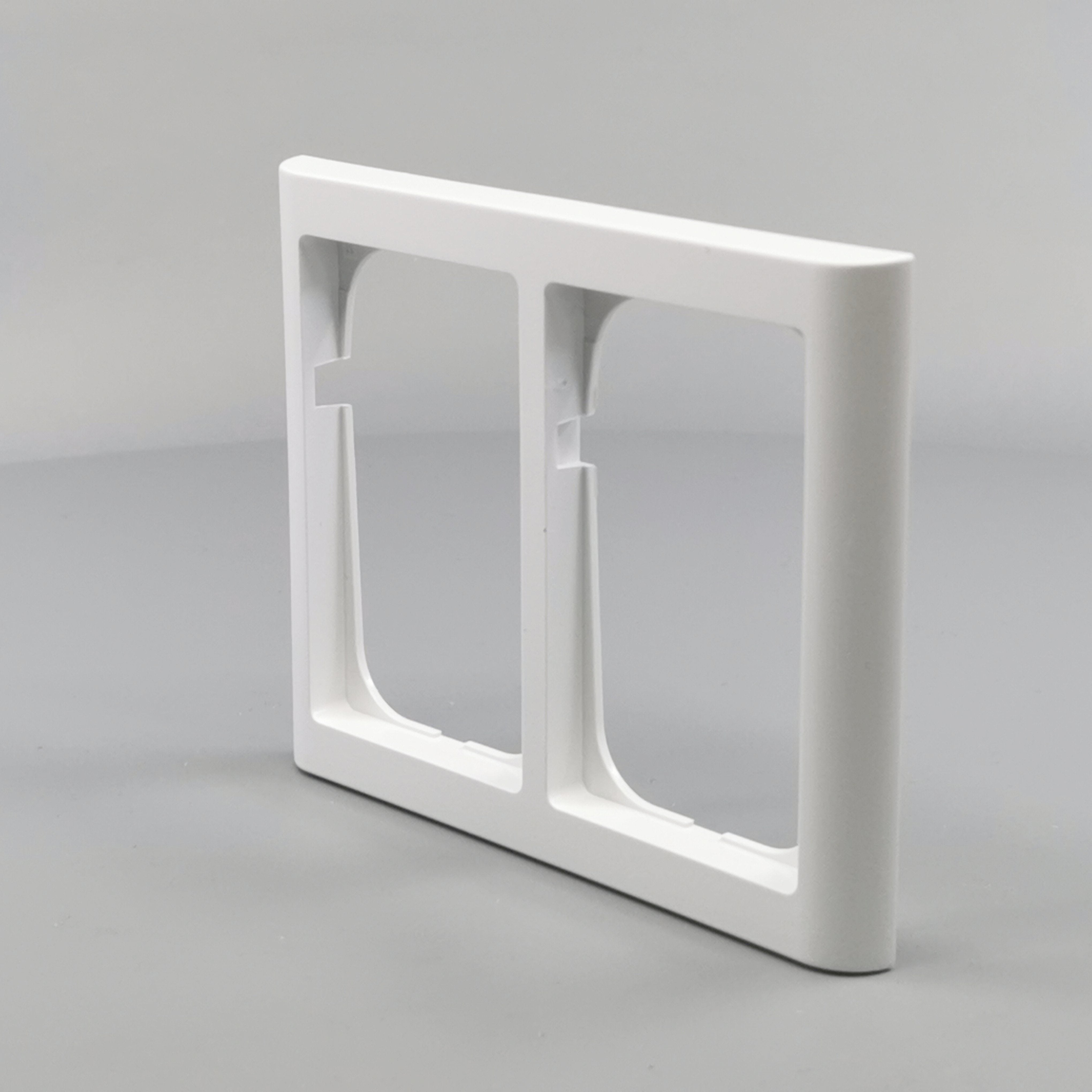 LK Fuga ramme Softline 63 2x1½m - hvid