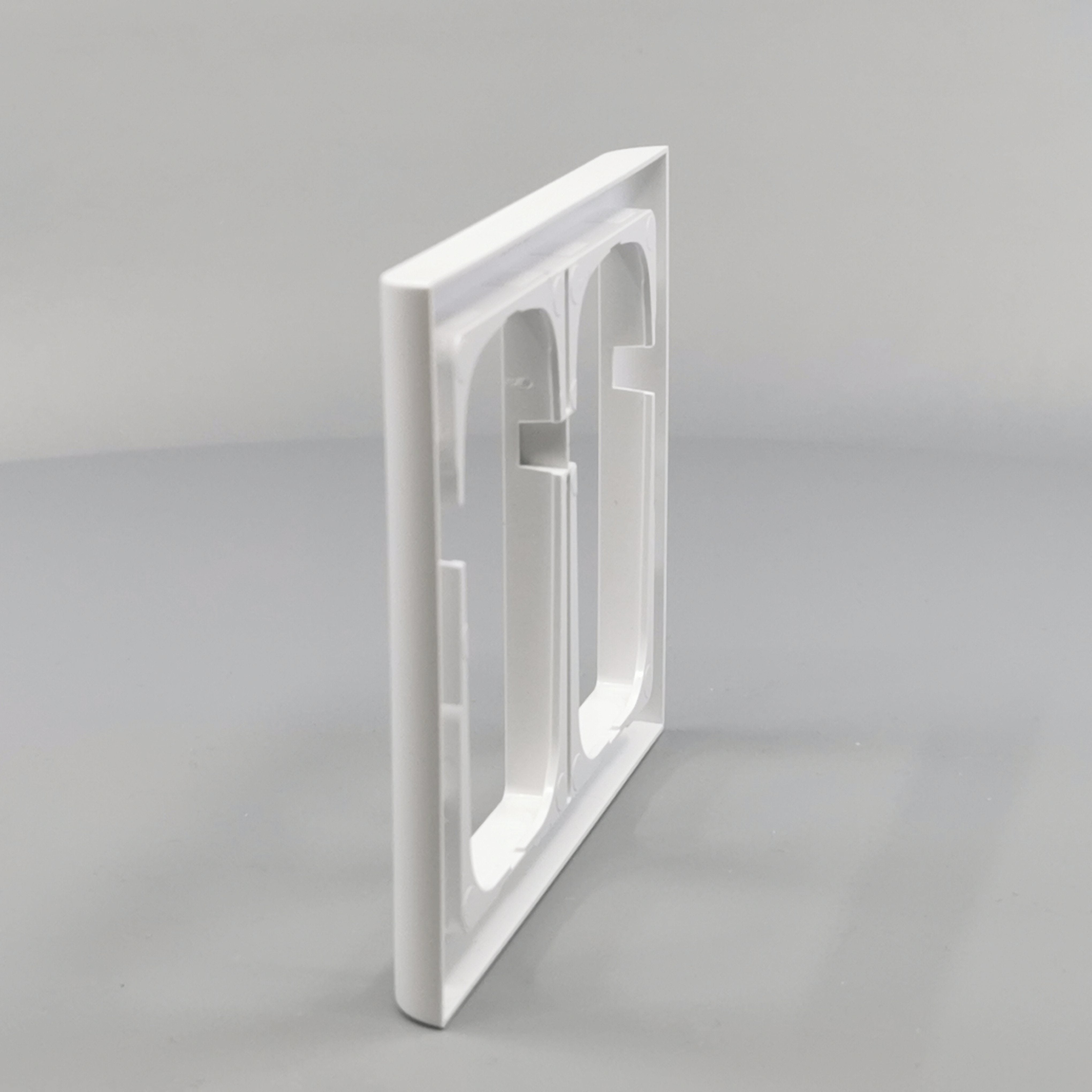 LK Fuga ramme Softline 63 2x1½m - hvid