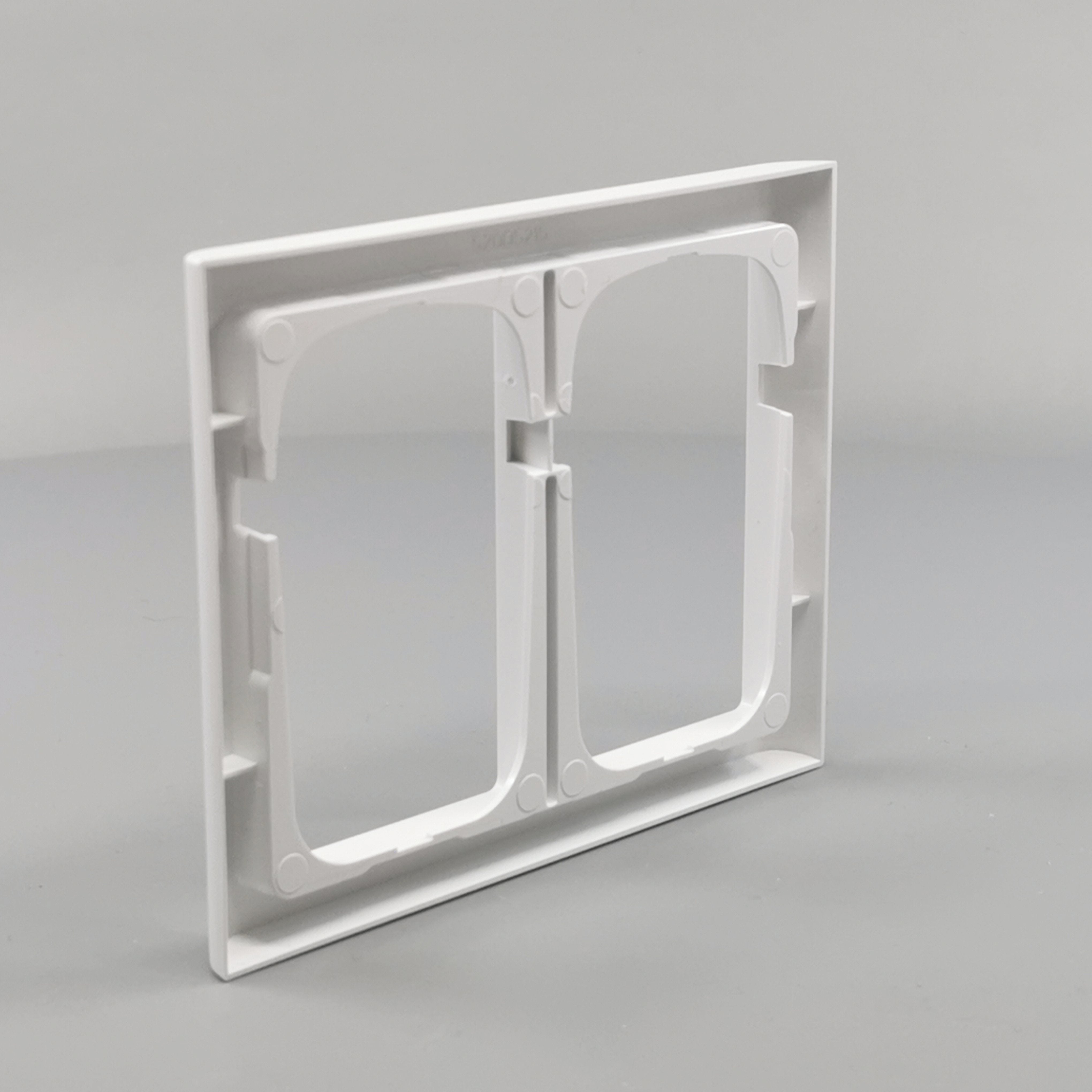 LK Fuga ramme Softline 63 2x1½m - hvid