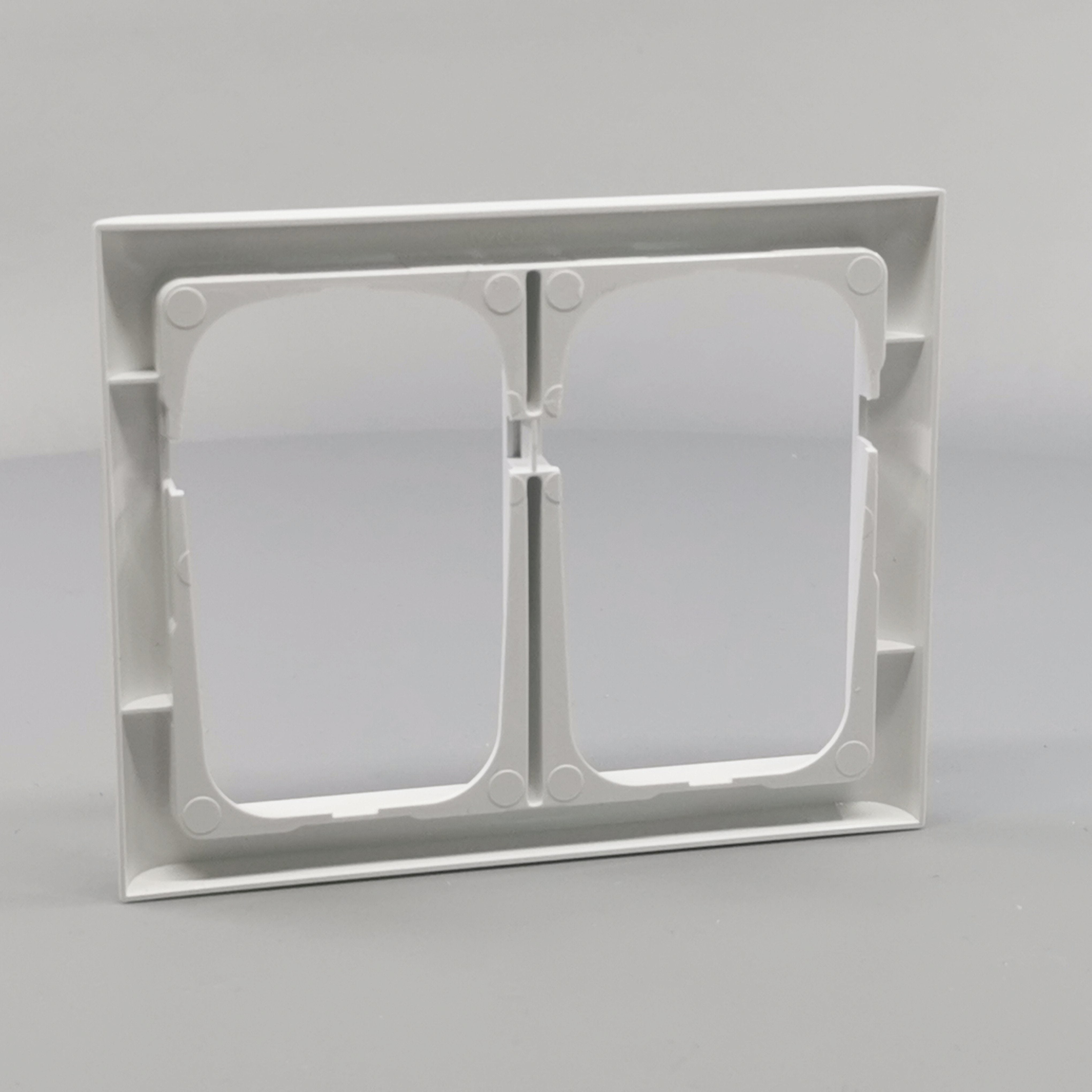 LK Fuga ramme Softline 63 2x1½m - hvid