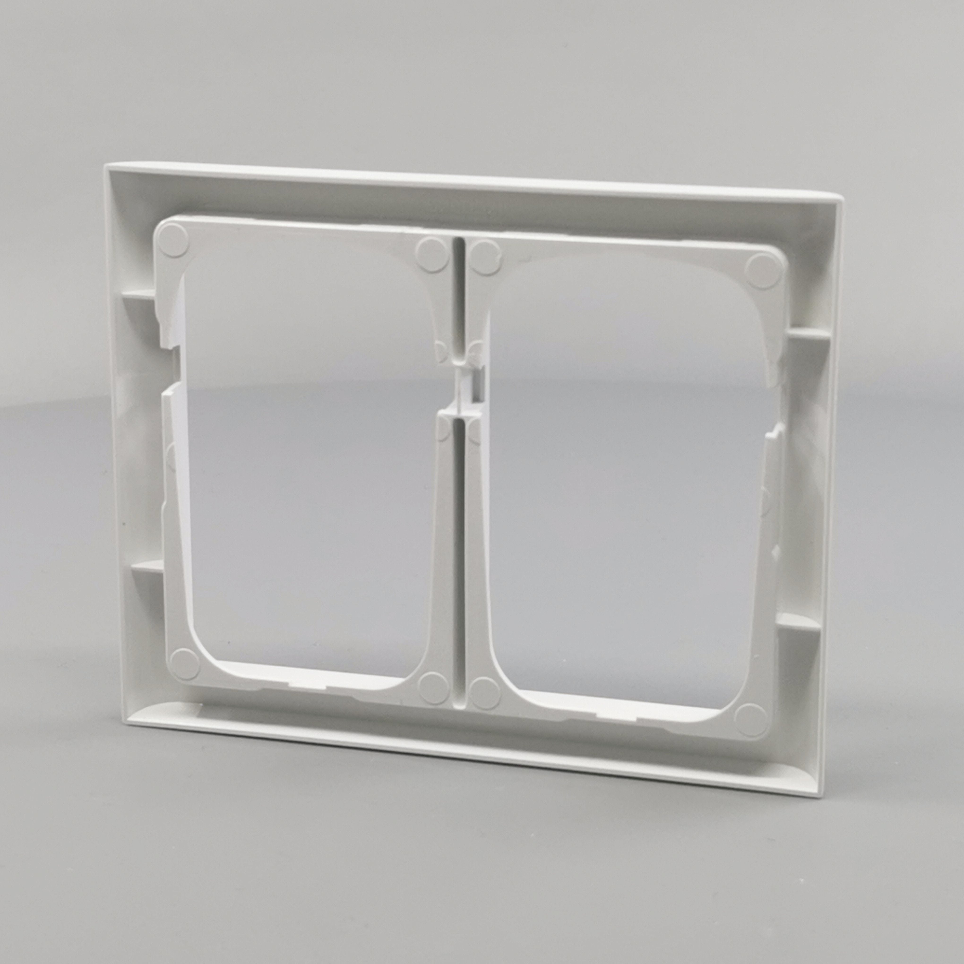 LK Fuga ramme Softline 63 2x1½m - hvid