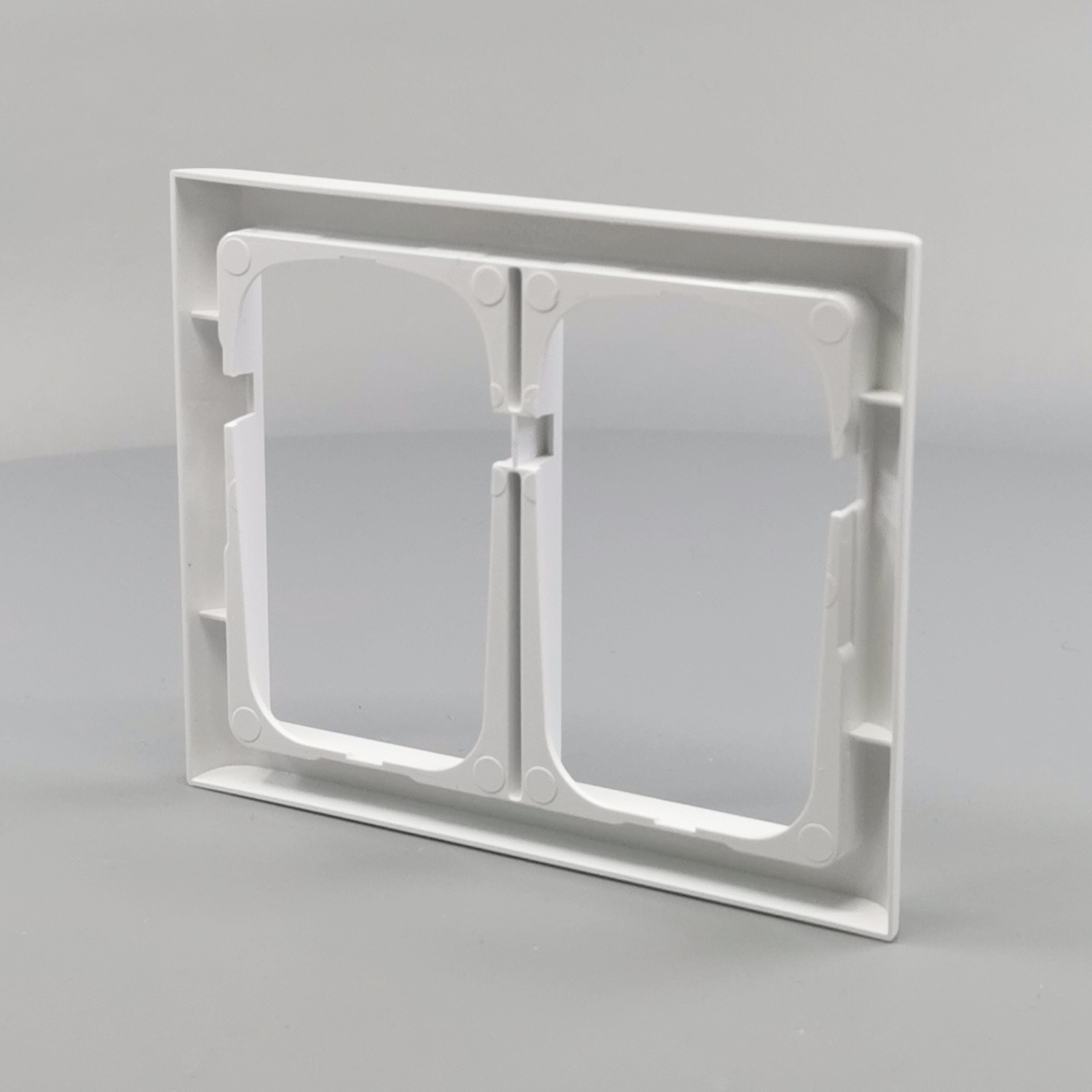 LK Fuga ramme Softline 63 2x1½m - hvid