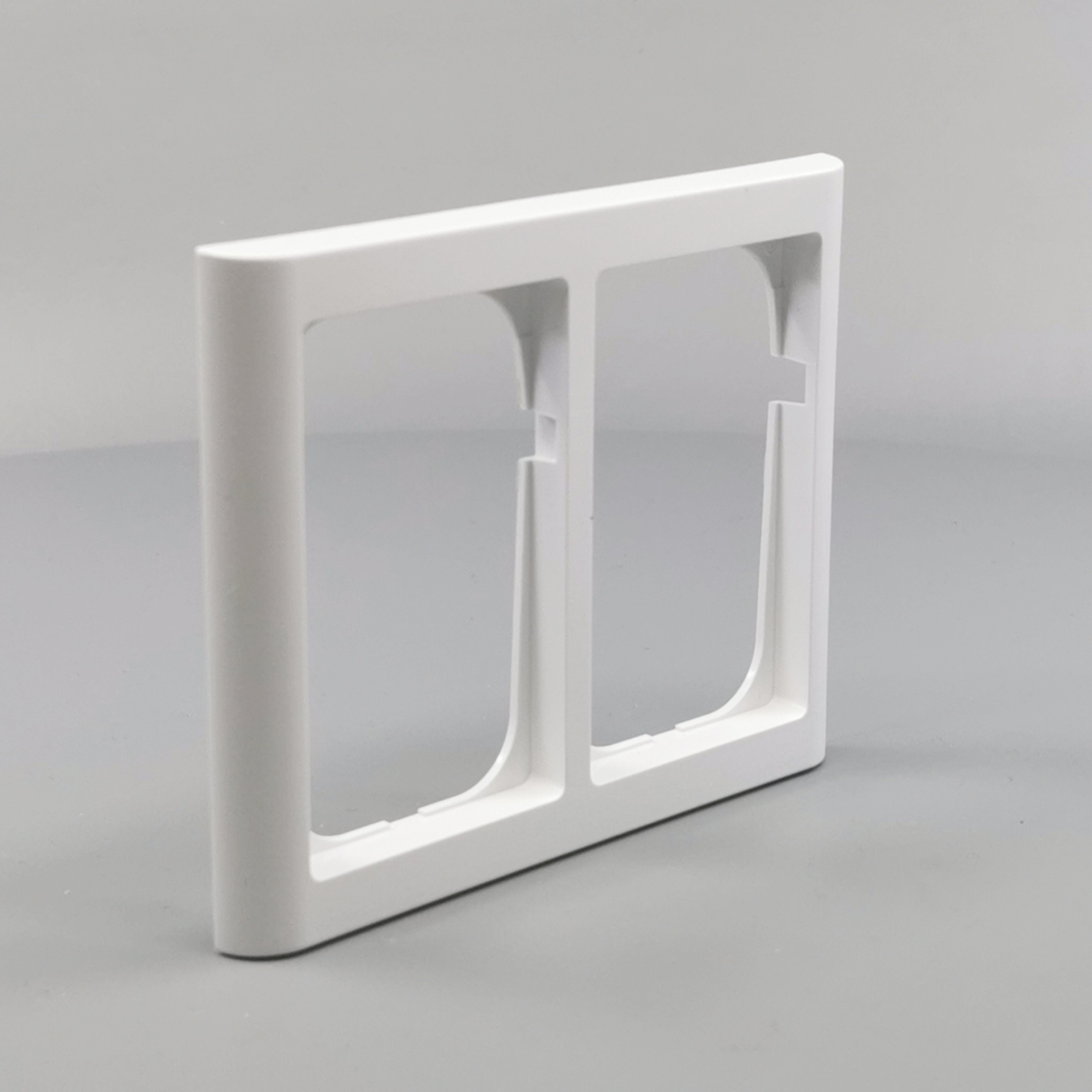 LK Fuga ramme Softline 63 2x1½m - hvid