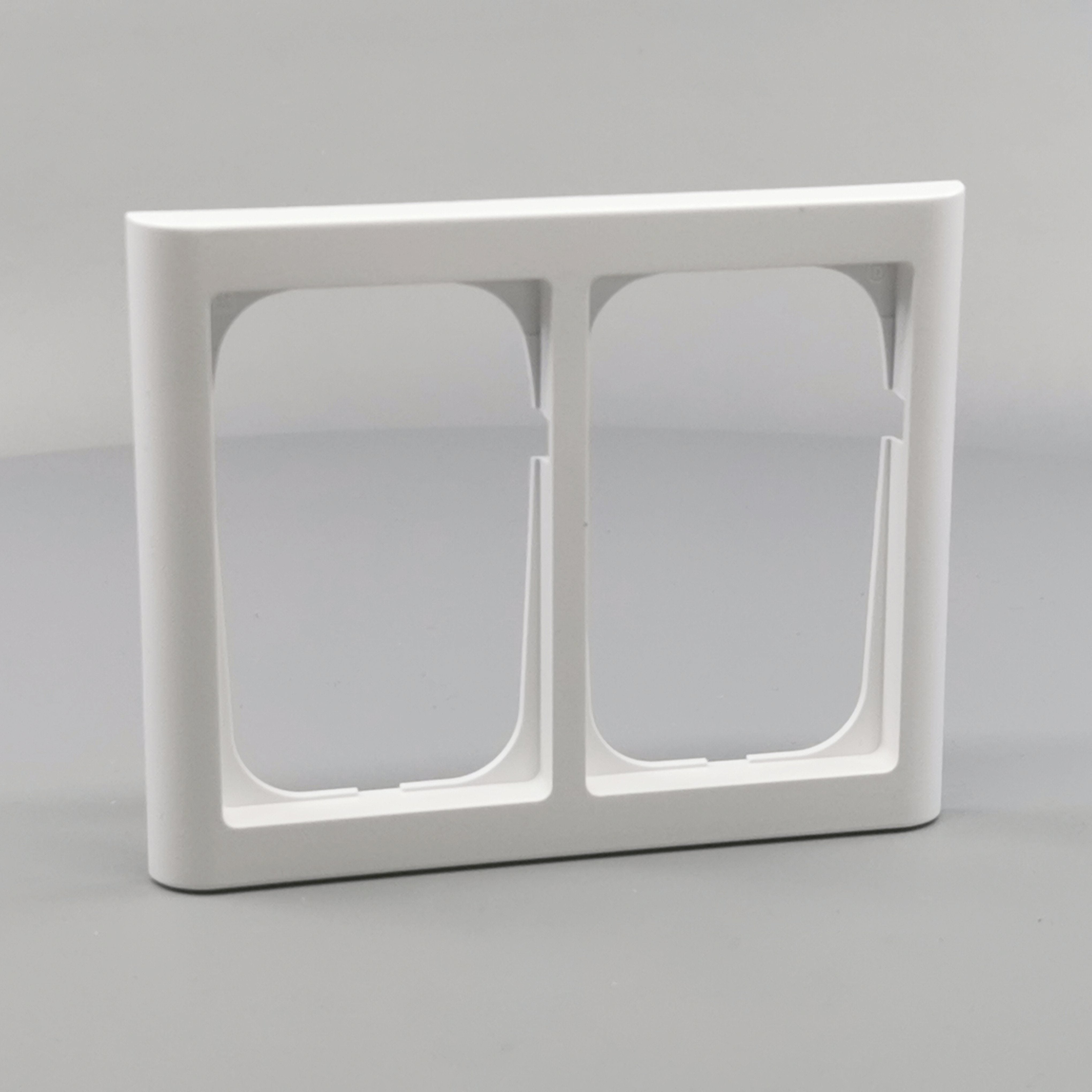 LK Fuga ramme Softline 63 2x1½m - hvid