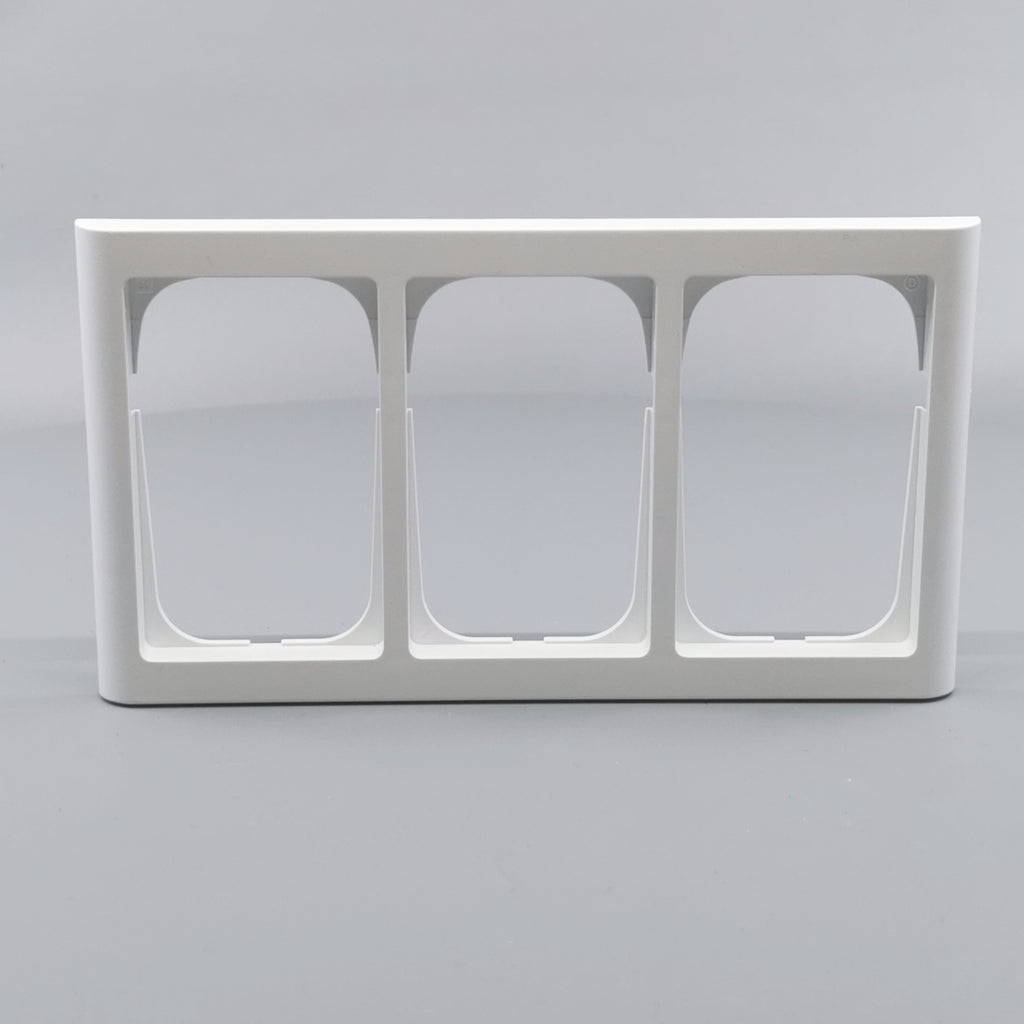 LK Fuga ramme Softline 63 3x1½m - hvid