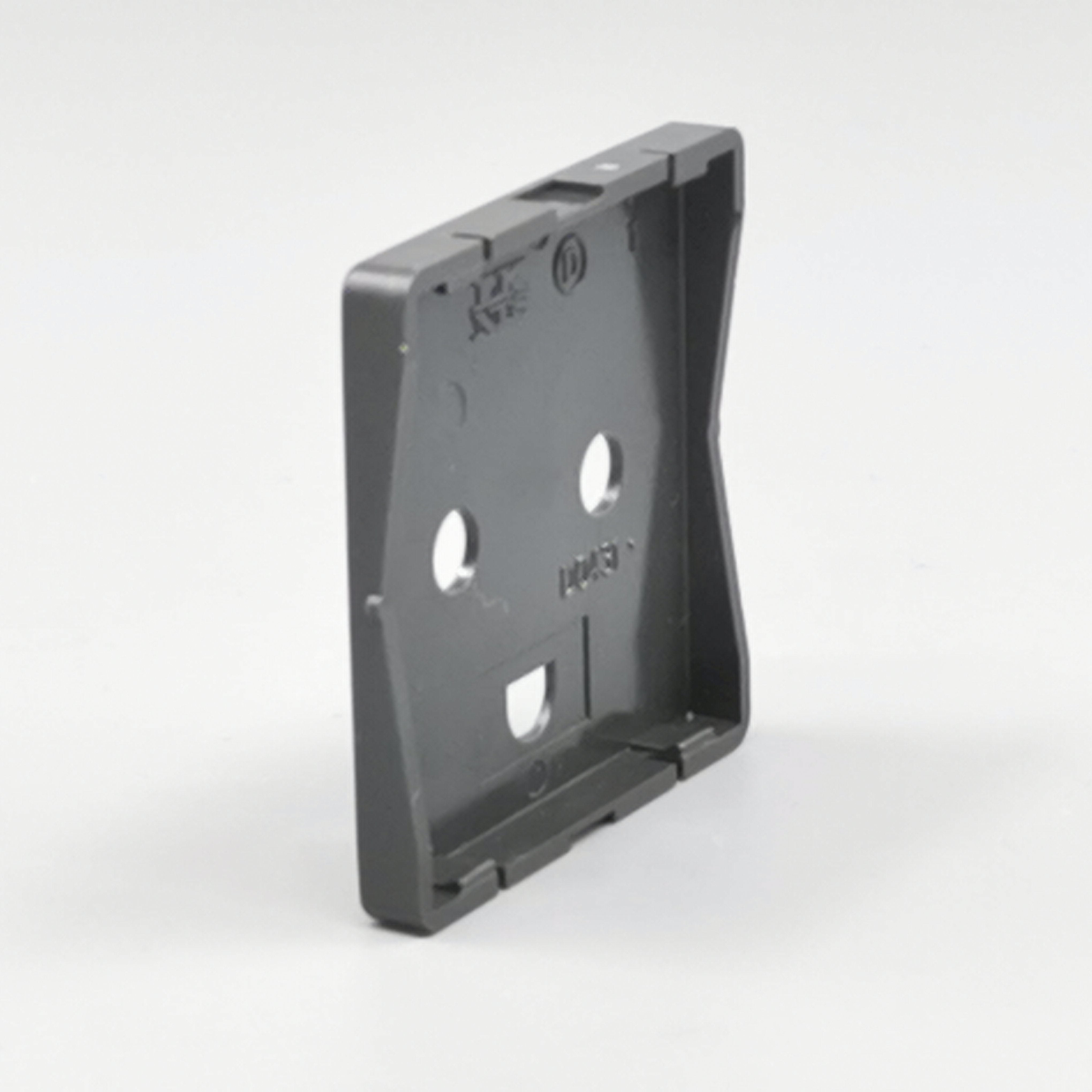 Afdækning f. stikkontakt 1 m. m.J Gl. type koksgrå