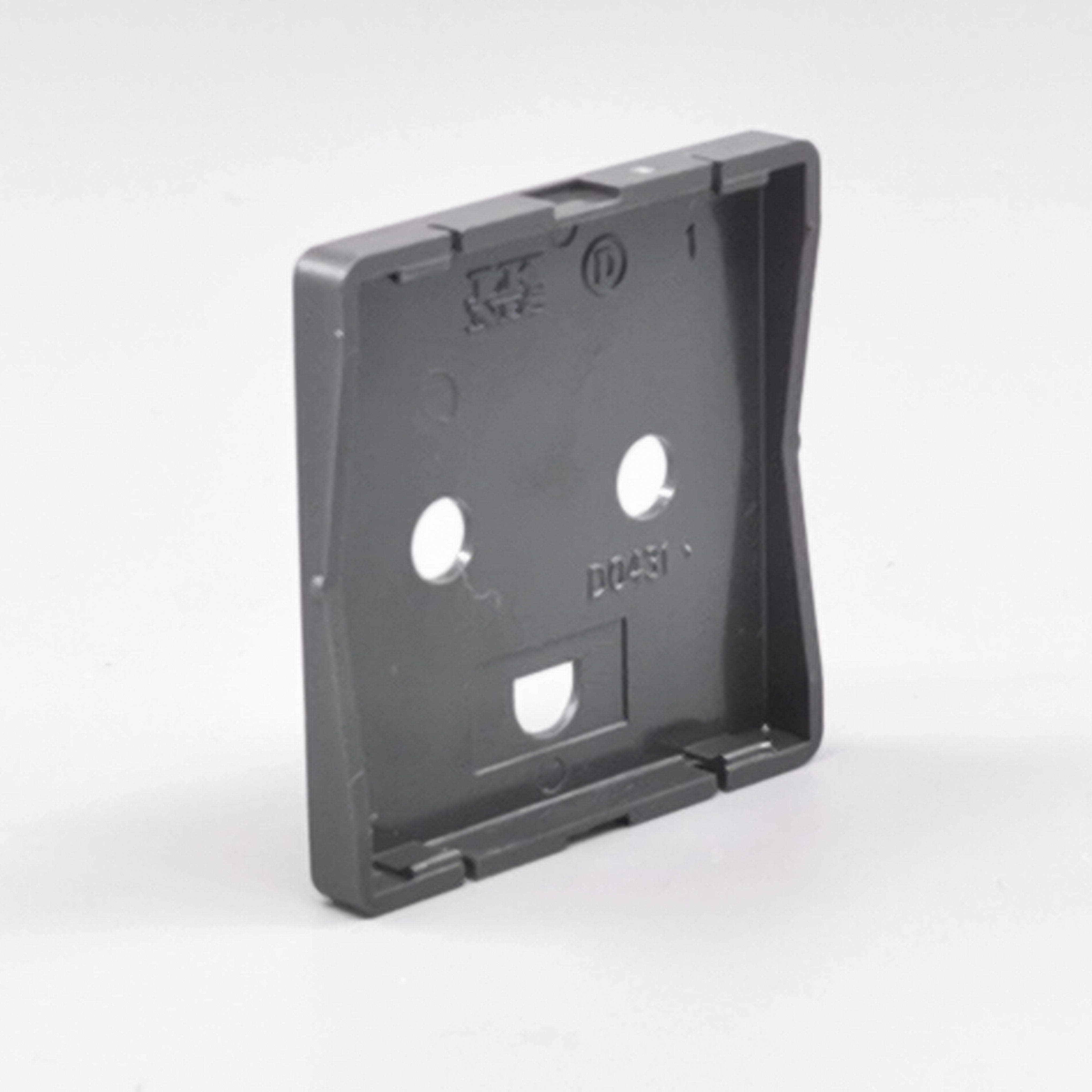 Afdækning f. stikkontakt 1 m. m.J Gl. type koksgrå