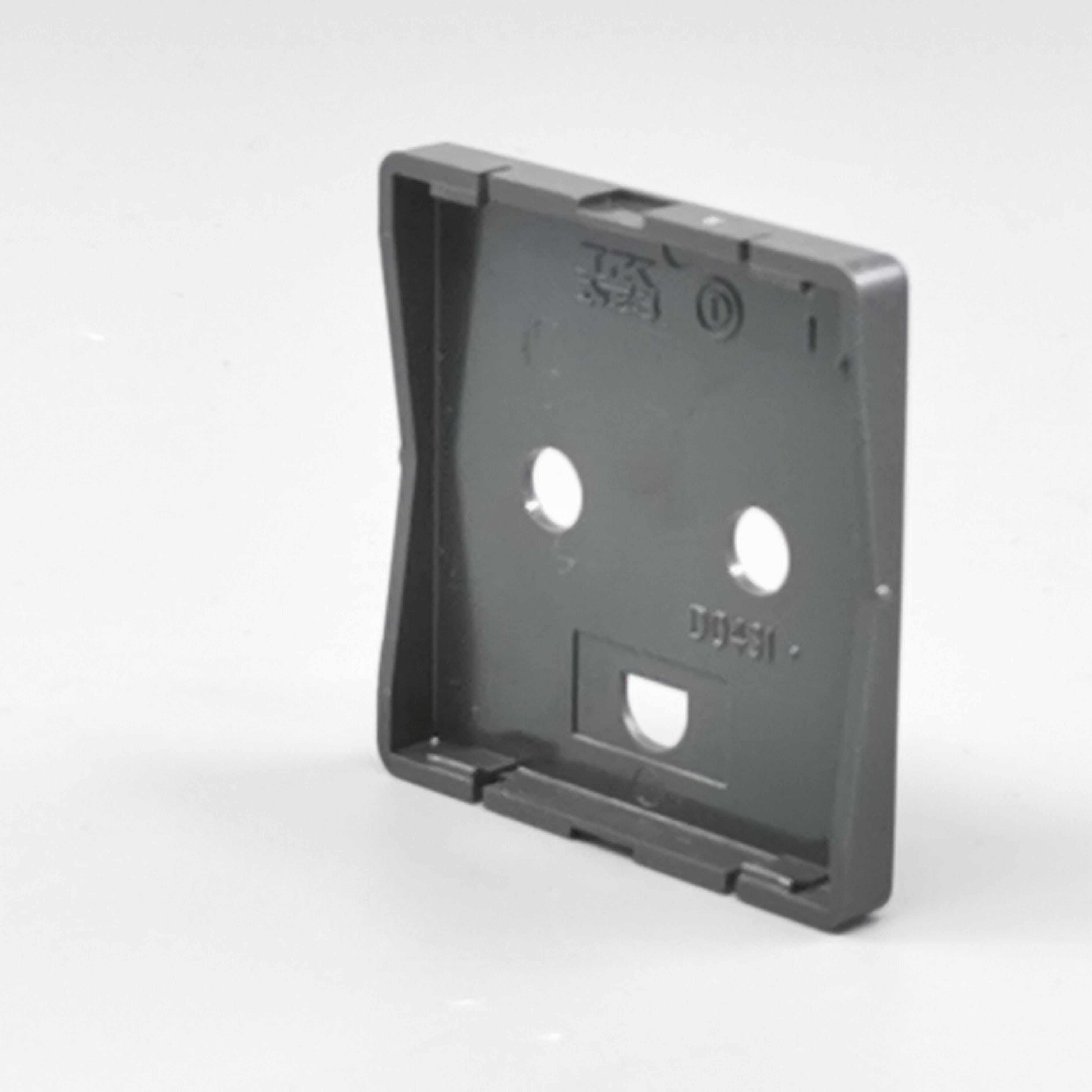 Afdækning f. stikkontakt 1 m. m.J Gl. type koksgrå