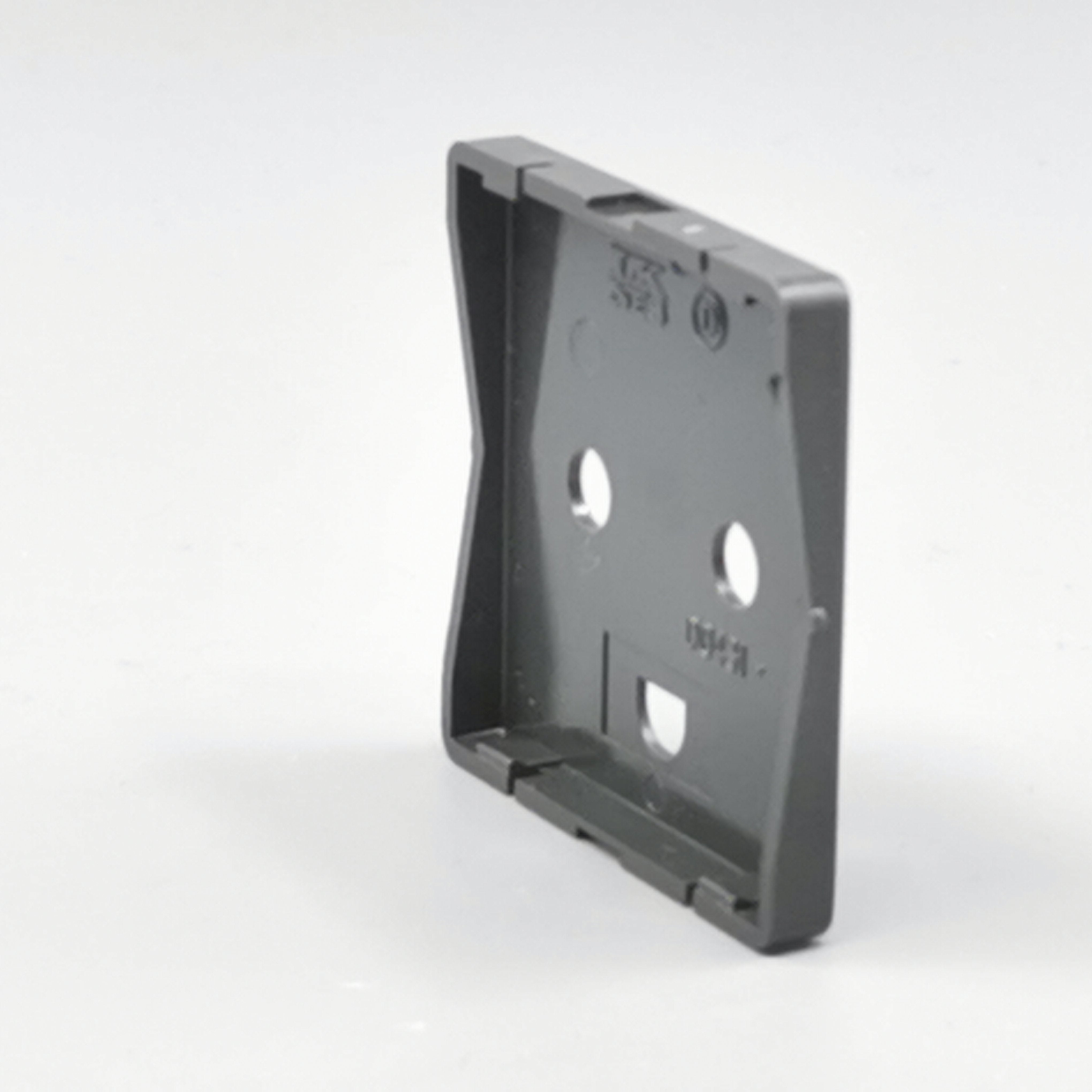 Afdækning f. stikkontakt 1 m. m.J Gl. type koksgrå