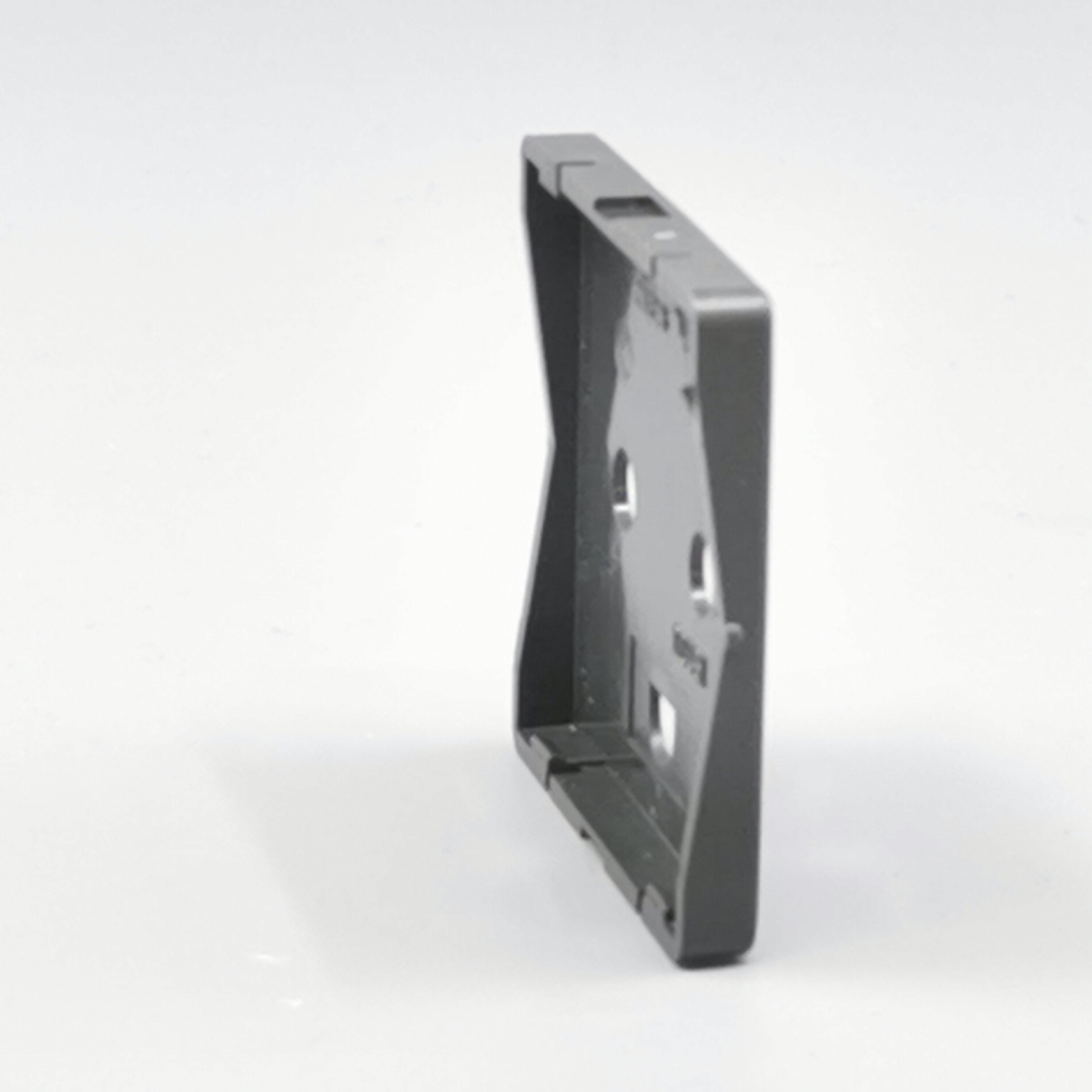 Afdækning f. stikkontakt 1 m. m.J Gl. type koksgrå