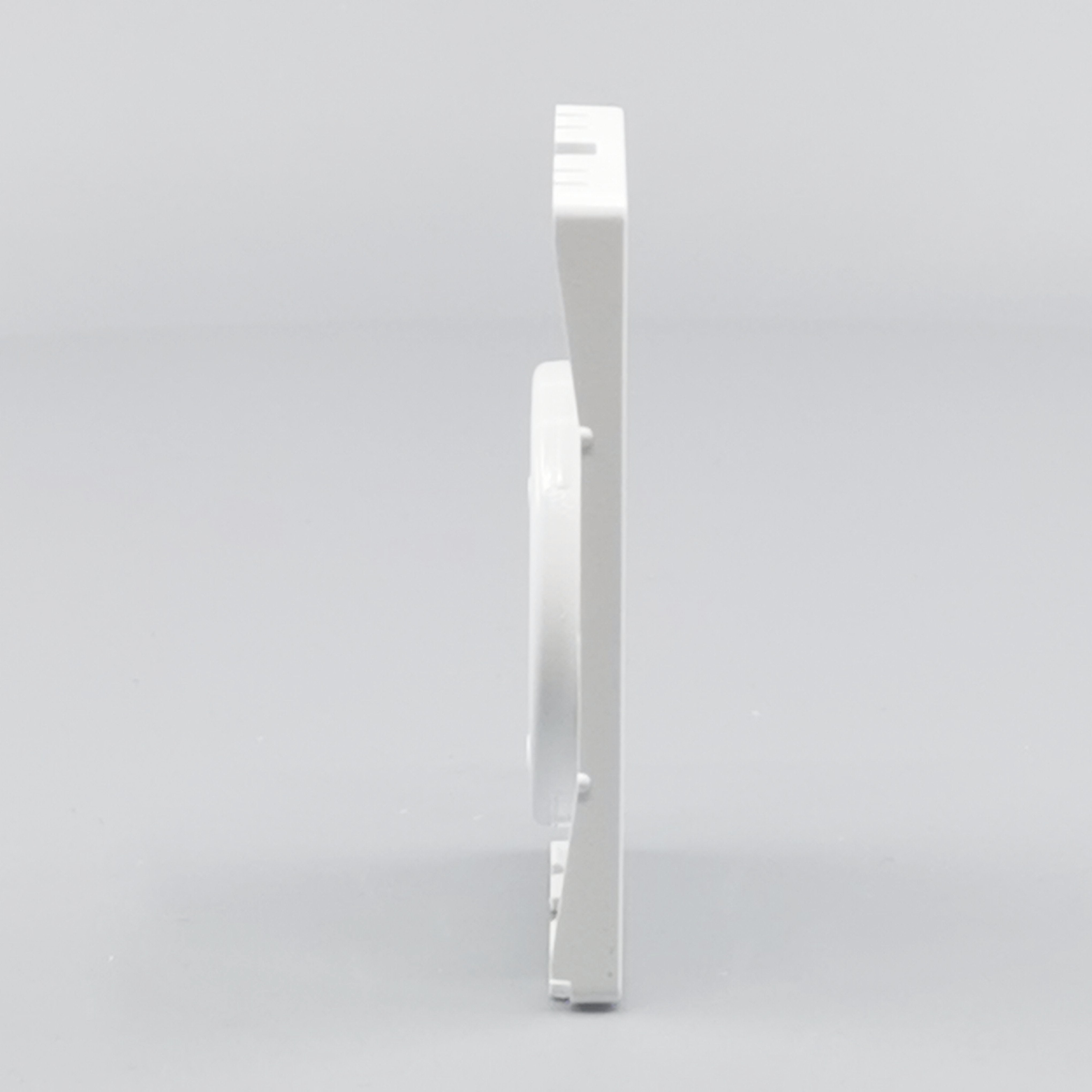 Fuga Afdækning for stikkontakt 1½ modul hvid