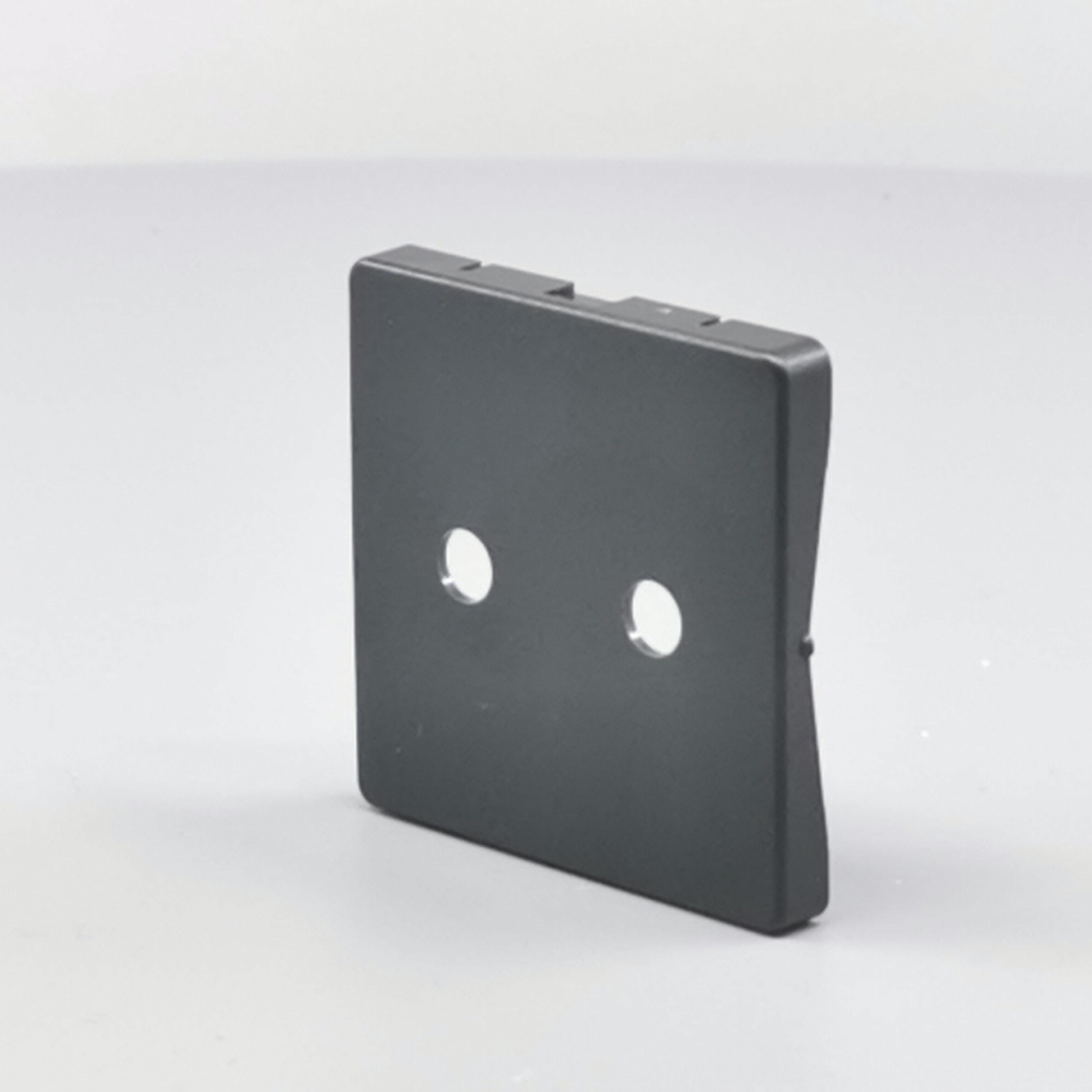 Afdækning for stikkontakt 1 m gl type koksg