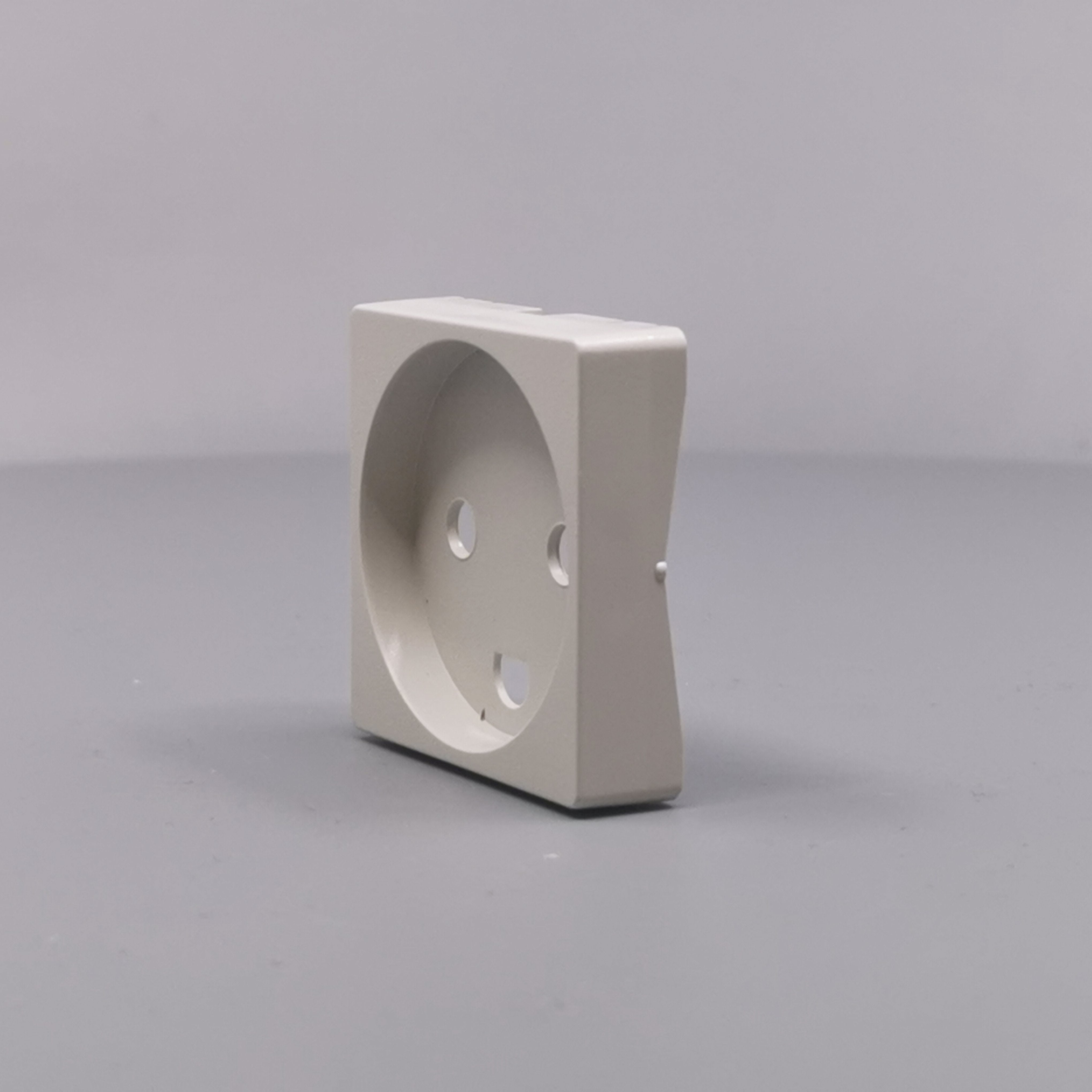 Afdækning for stikkontakt 1 modul gl model lysegrå