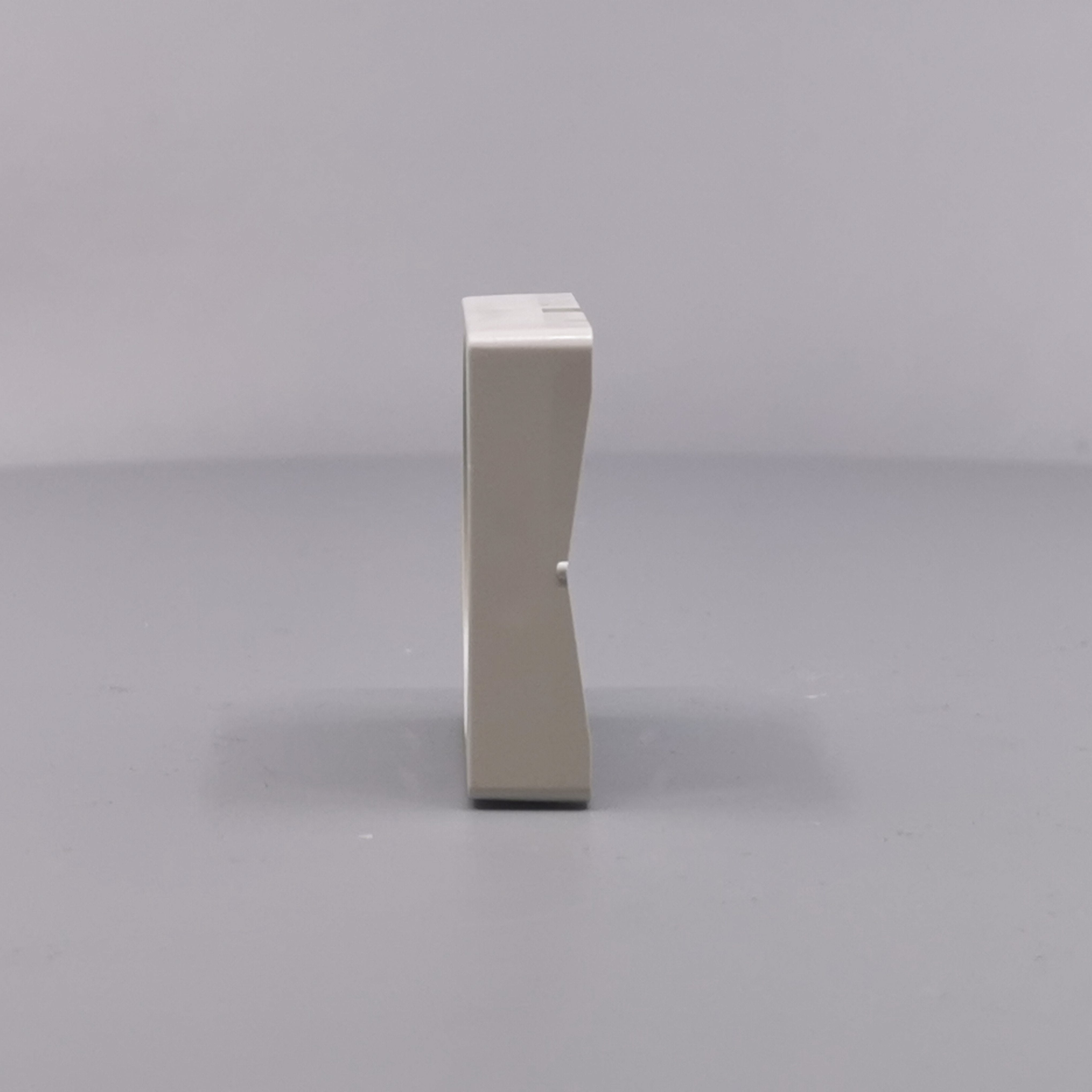 Afdækning for stikkontakt 1 modul gl model lysegrå