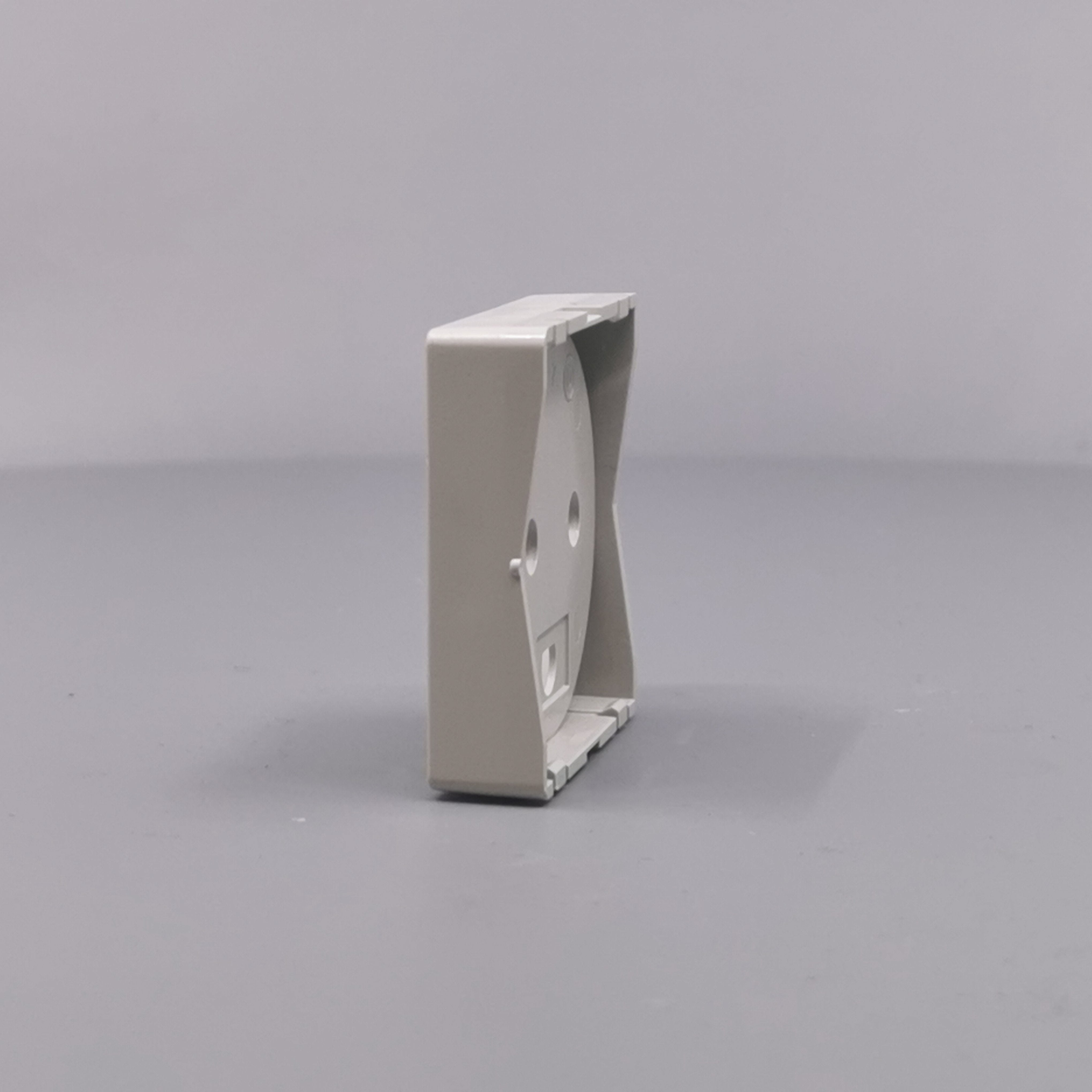 Afdækning for stikkontakt 1 modul gl model lysegrå