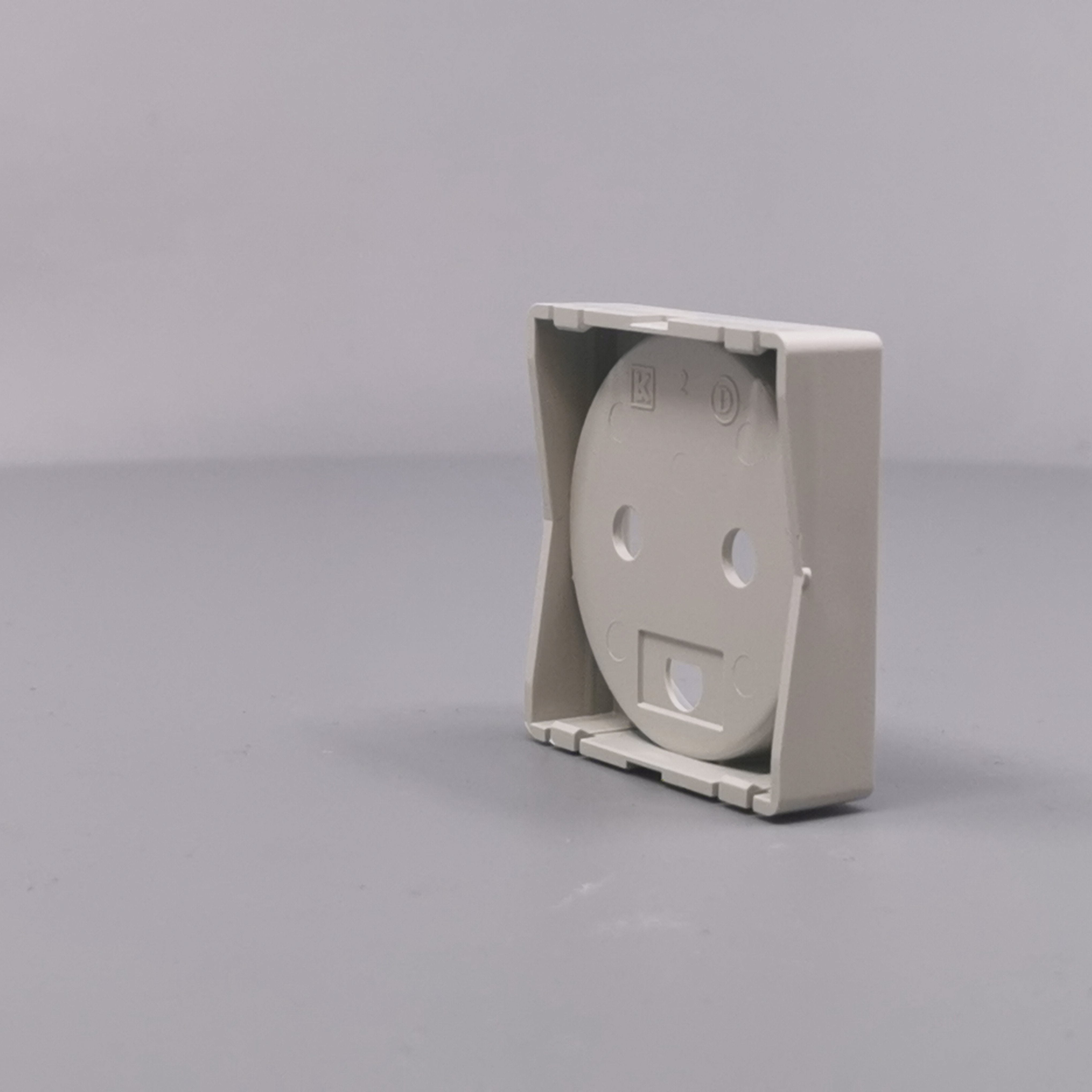 Afdækning for stikkontakt 1 modul gl model lysegrå