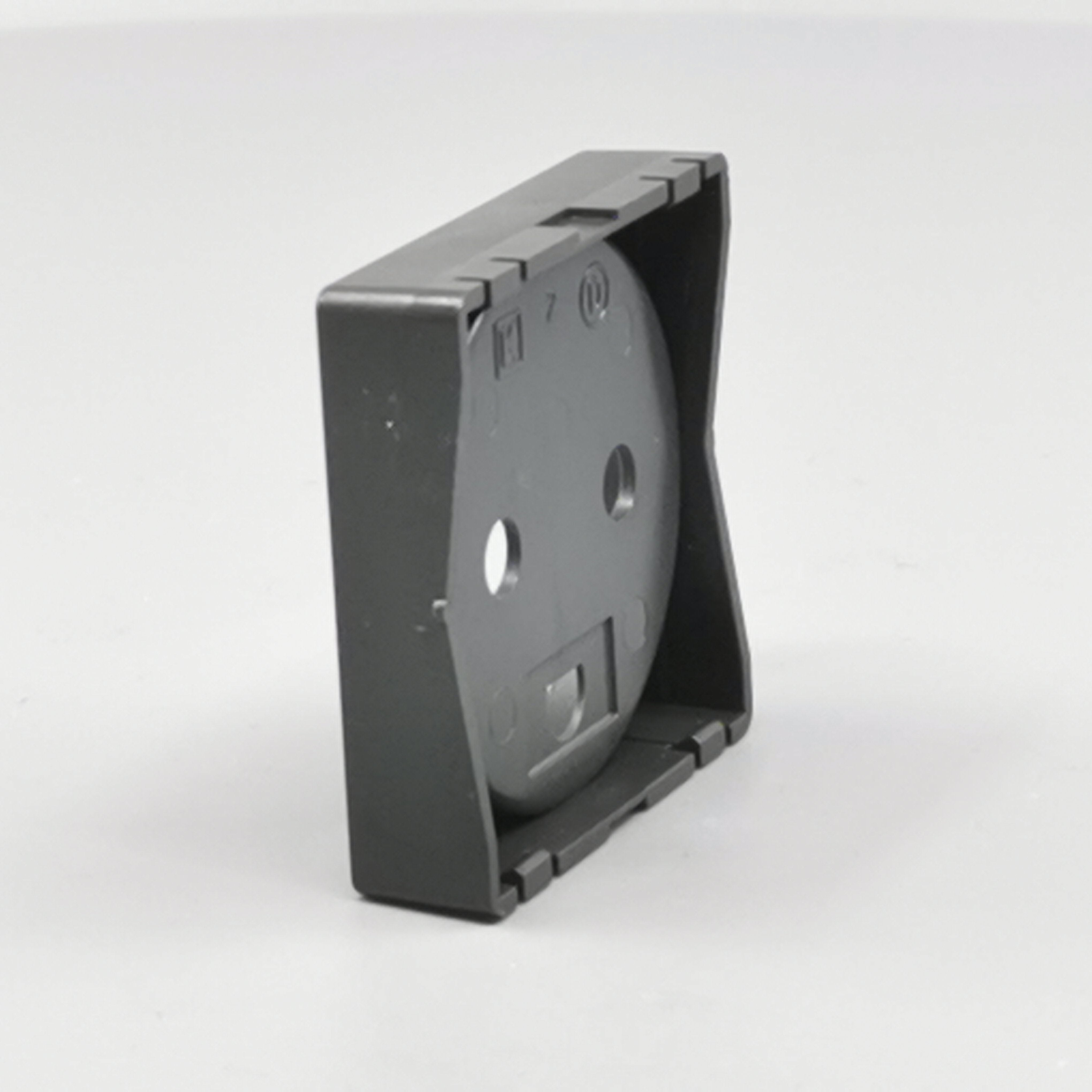 afdækning for stikkontakt 1 modul koksgrå