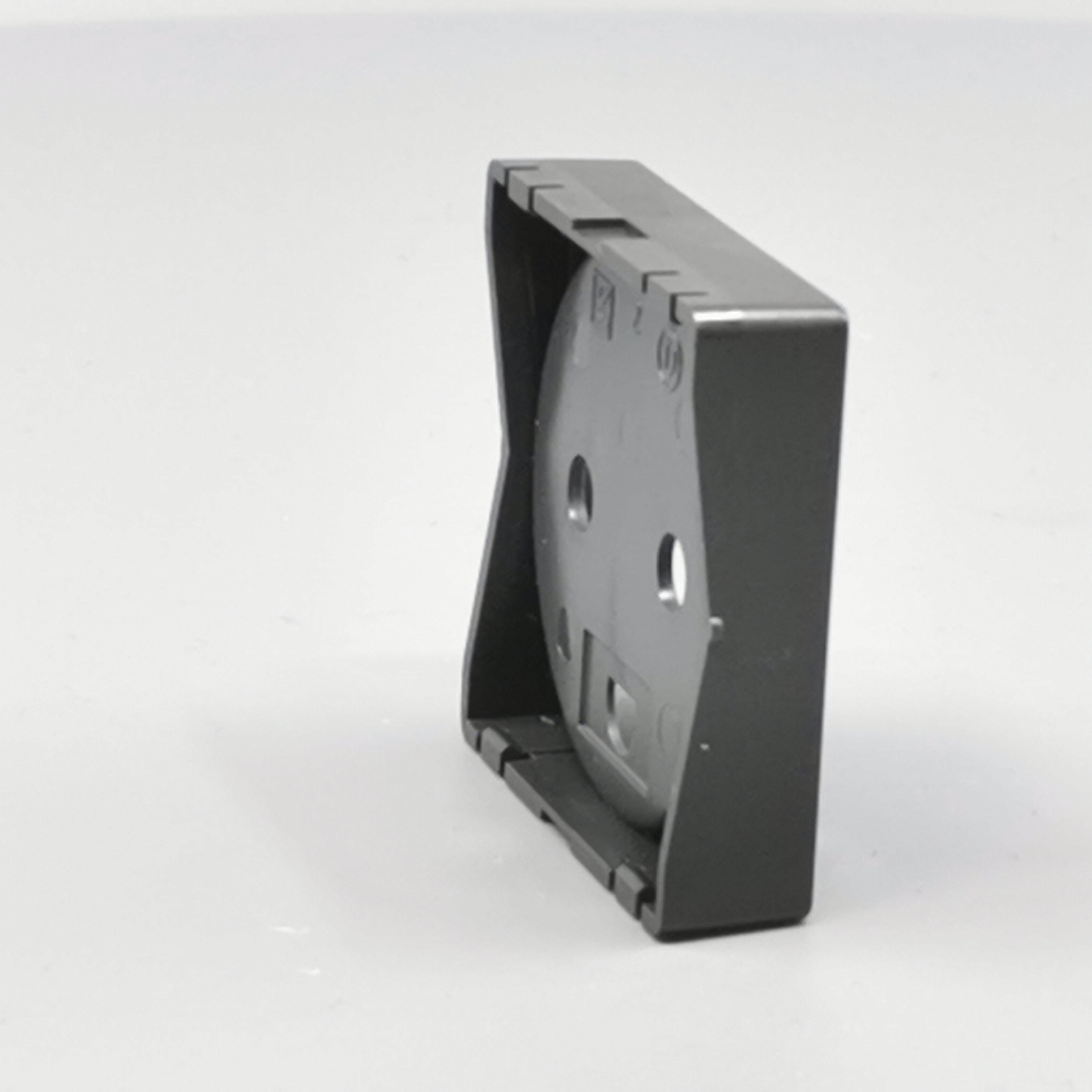 afdækning for stikkontakt 1 modul koksgrå