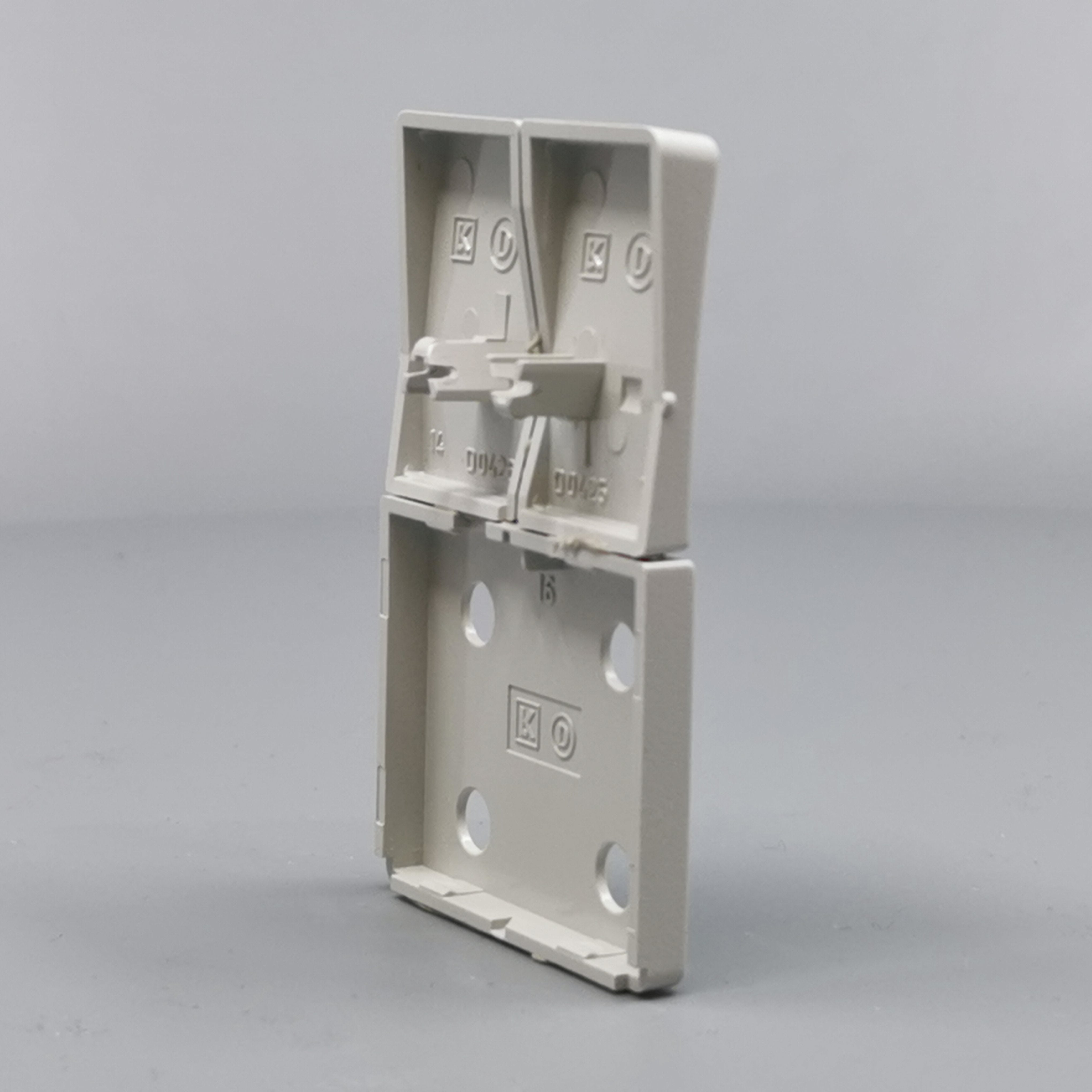 Fuga Tangent dobb stikkontakt lysegrå