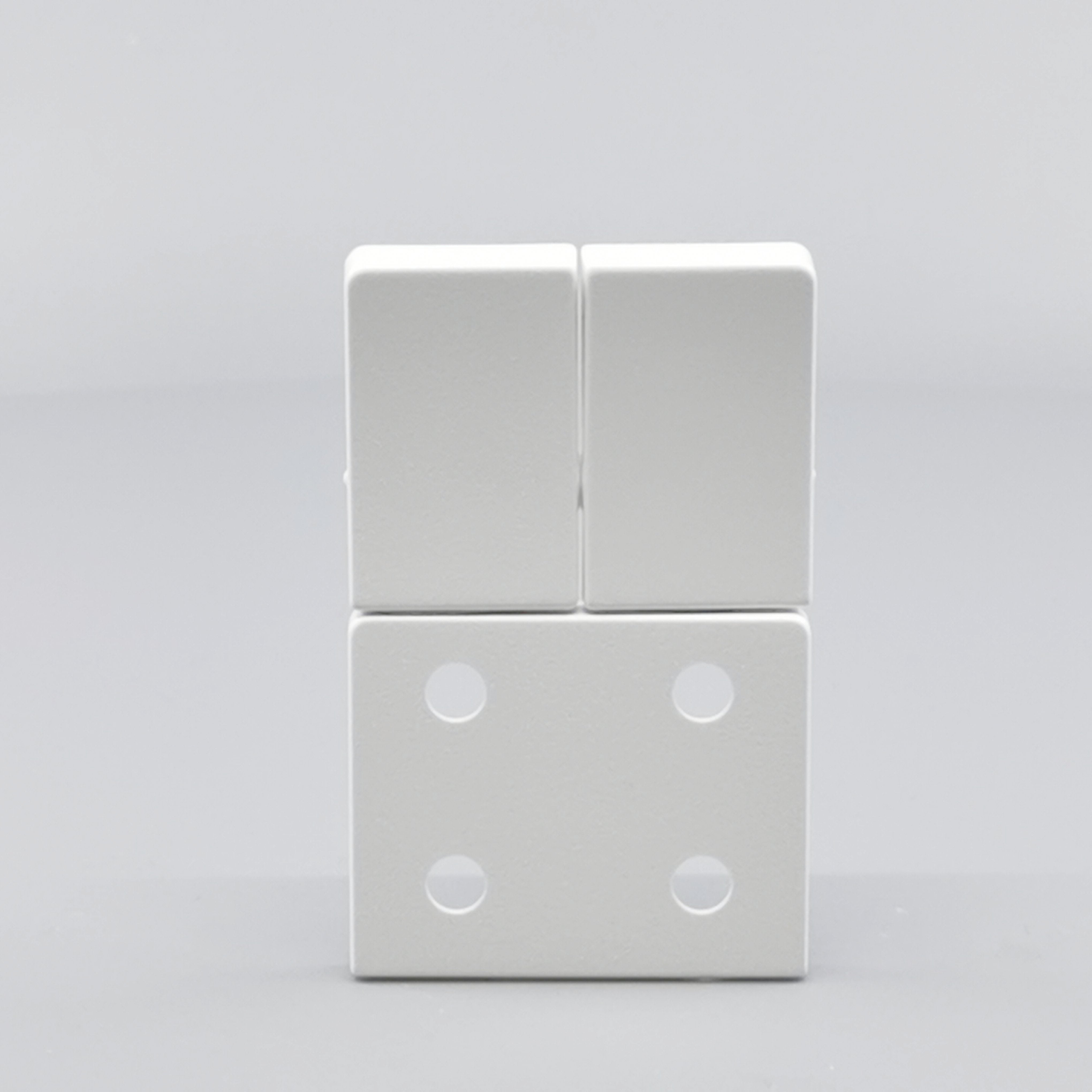 Fuga Tangent dobb stikkontakt hvid