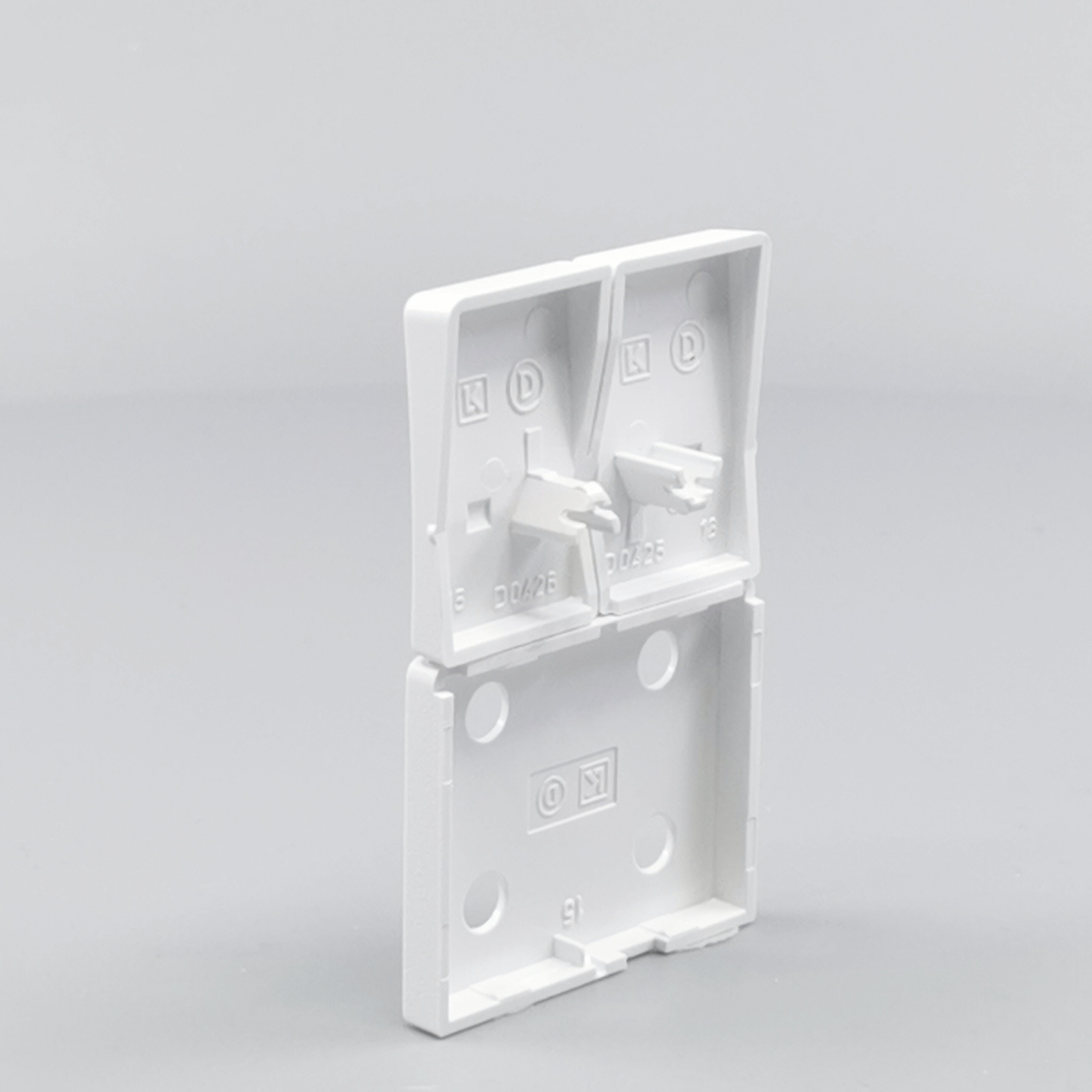 Fuga Tangent dobb stikkontakt hvid